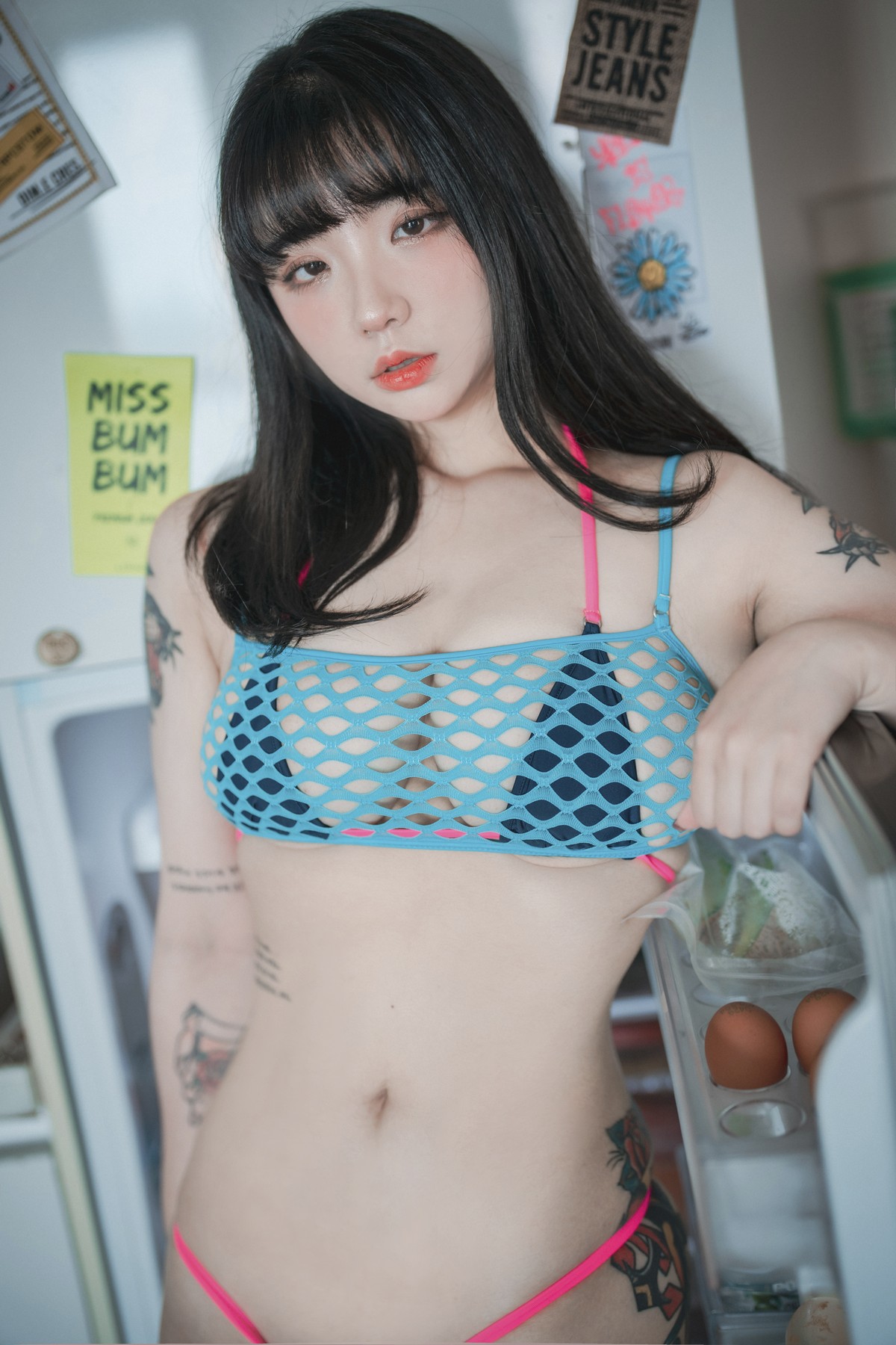 xgyw.top_[DJAWA]No.153_模特Echi_Staycation主题性感三点式内衣 高叉连体衣秀豪乳诱惑写真88P