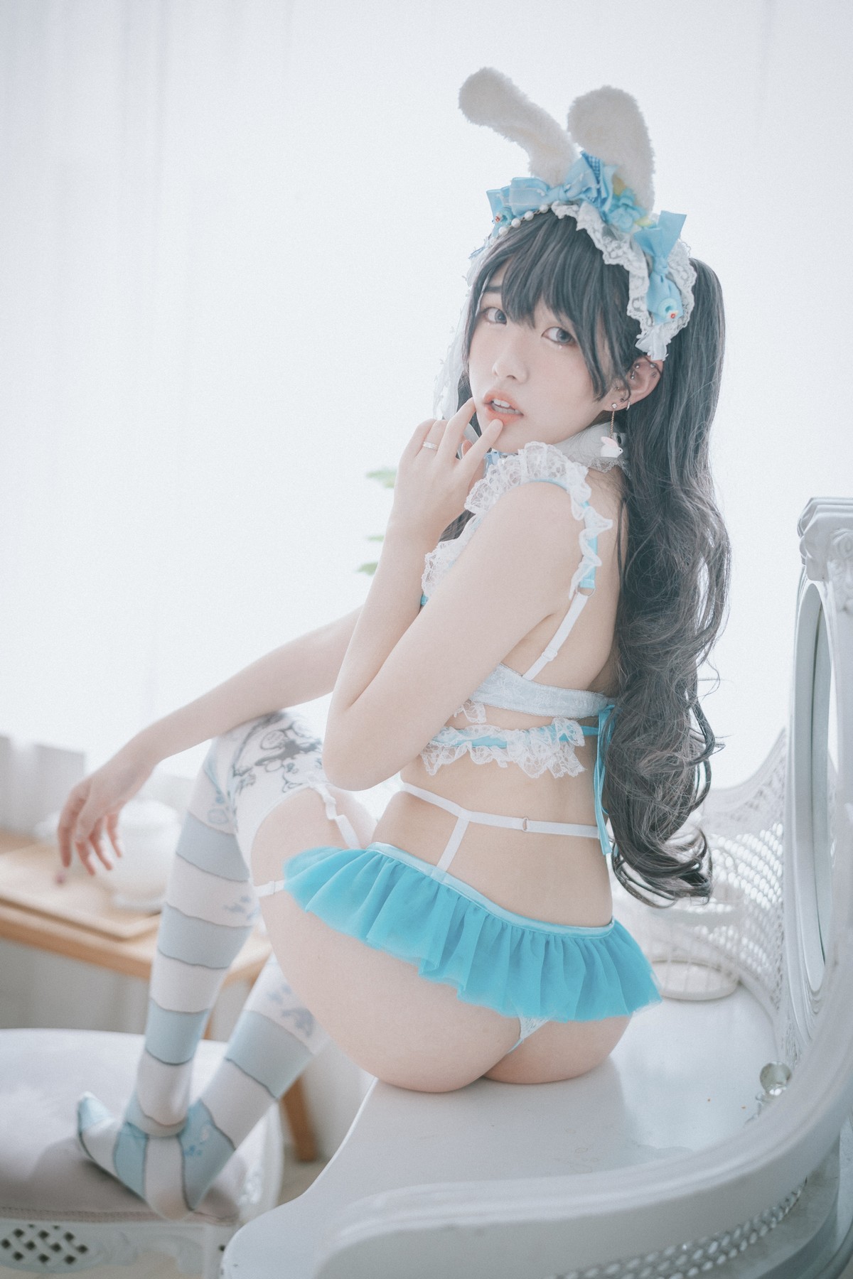 xgyw.top_[DJAWA]No.157_模特Sonson_Turquoise Bunny主题性感兔女郎服饰配白丝吊袜诱惑写真51P