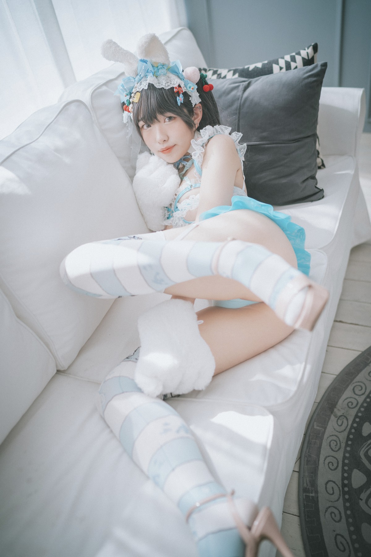 xgyw.top_[DJAWA]No.157_模特Sonson_Turquoise Bunny主题性感兔女郎服饰配白丝吊袜诱惑写真51P