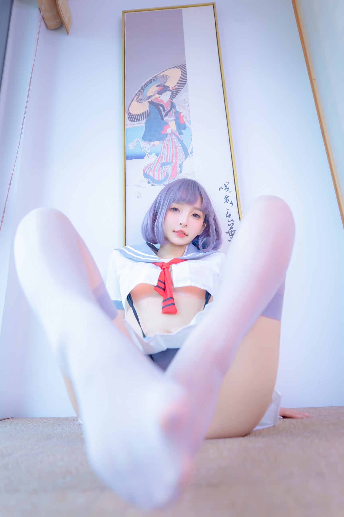 xgyw.top_萝莉美女神楽坂真冬灰丝JK主题私房性感超短JK服饰配灰丝袜秀美腿诱惑写真75P
