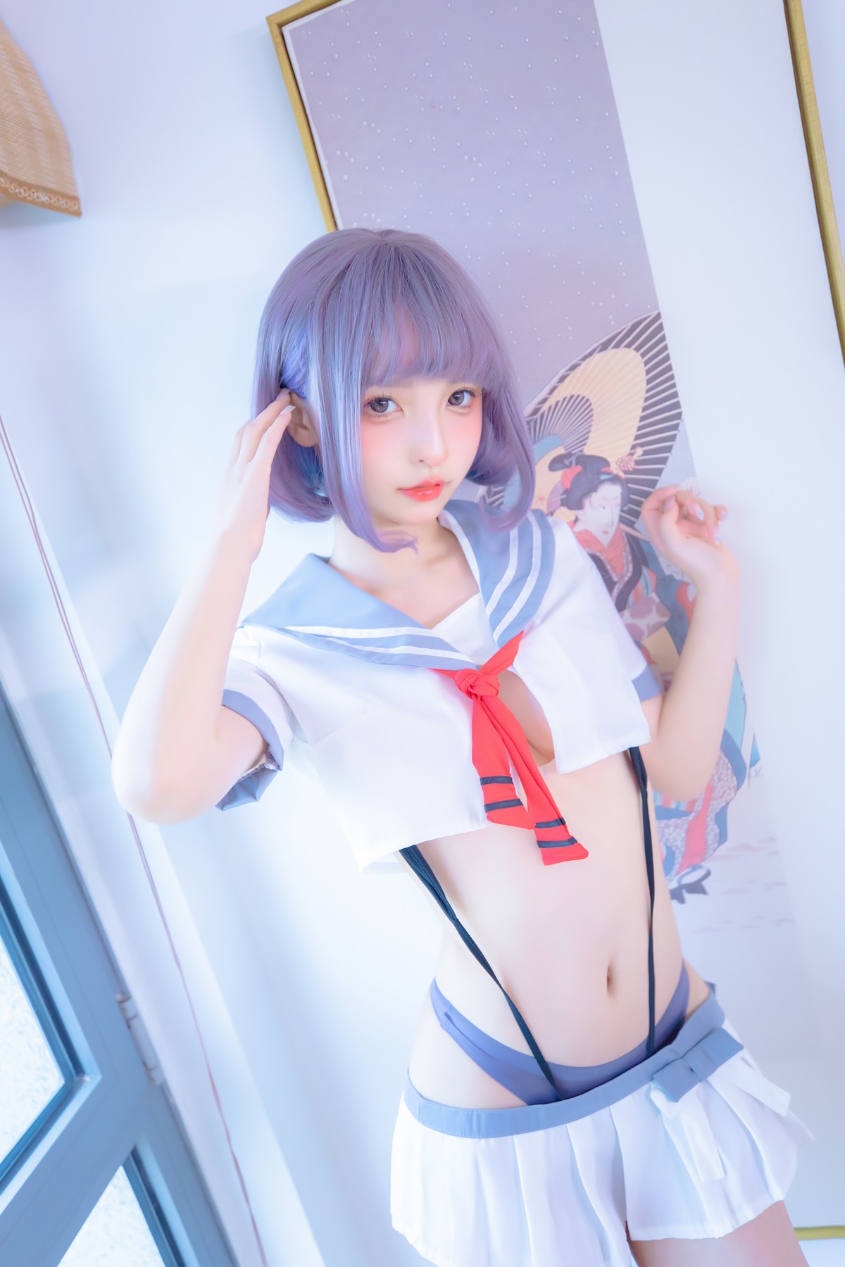 xgyw.top_萝莉美女神楽坂真冬灰丝JK主题私房性感超短JK服饰配灰丝袜秀美腿诱惑写真75P