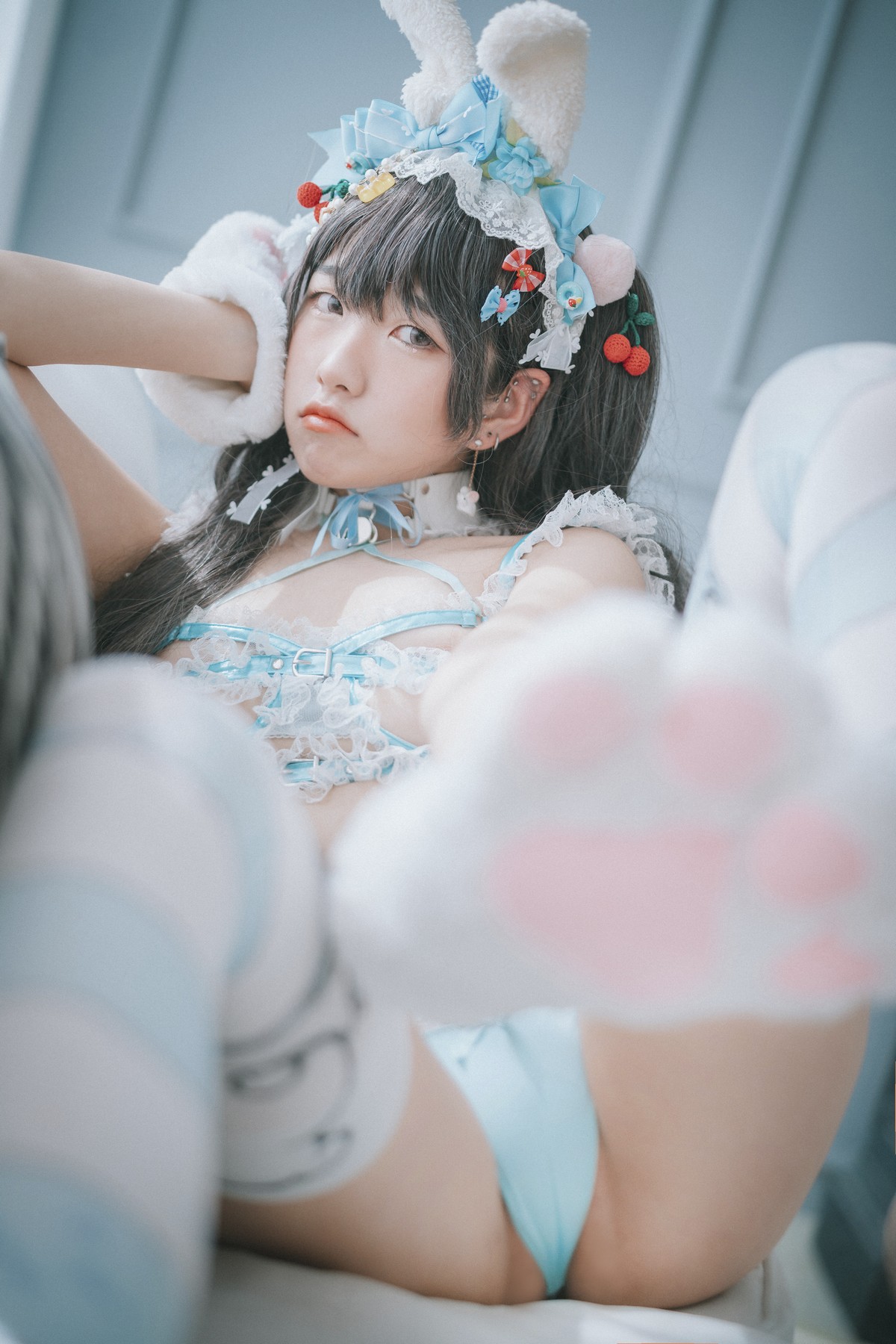 xgyw.top_[DJAWA]No.157_模特Sonson_Turquoise Bunny主题性感兔女郎服饰配白丝吊袜诱惑写真51P