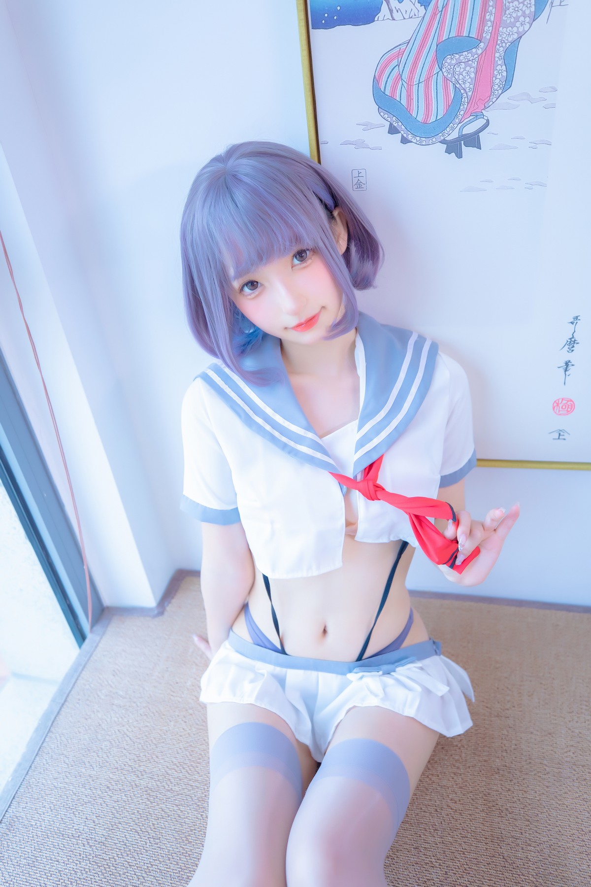 xgyw.top_萝莉美女神楽坂真冬灰丝JK主题私房性感超短JK服饰配灰丝袜秀美腿诱惑写真75P