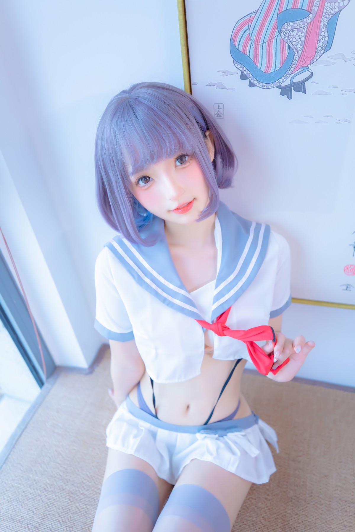 xgyw.top_萝莉美女神楽坂真冬灰丝JK主题私房性感超短JK服饰配灰丝袜秀美腿诱惑写真75P