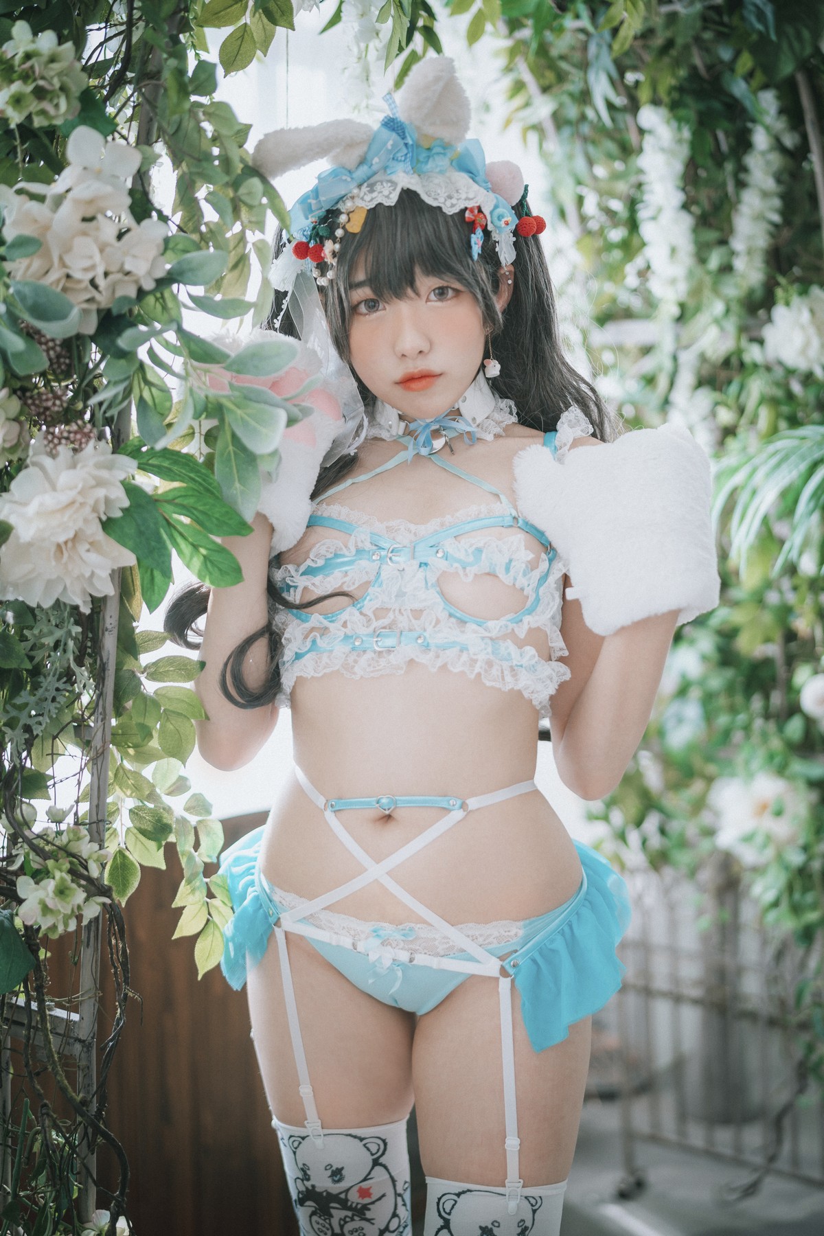 xgyw.top_[DJAWA]No.157_模特Sonson_Turquoise Bunny主题性感兔女郎服饰配白丝吊袜诱惑写真51P