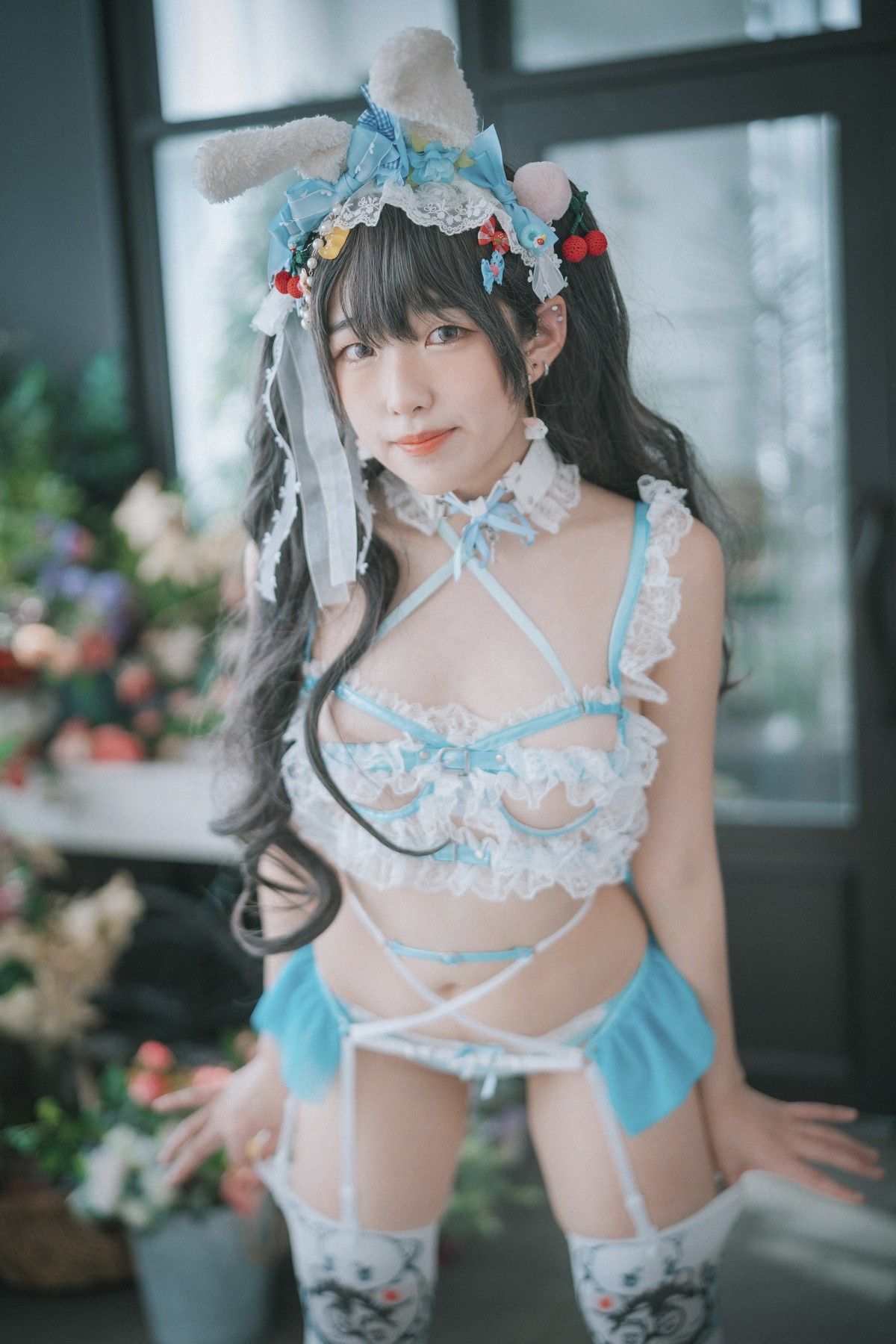xgyw.top_[DJAWA]No.157_模特Sonson_Turquoise Bunny主题性感兔女郎服饰配白丝吊袜诱惑写真51P