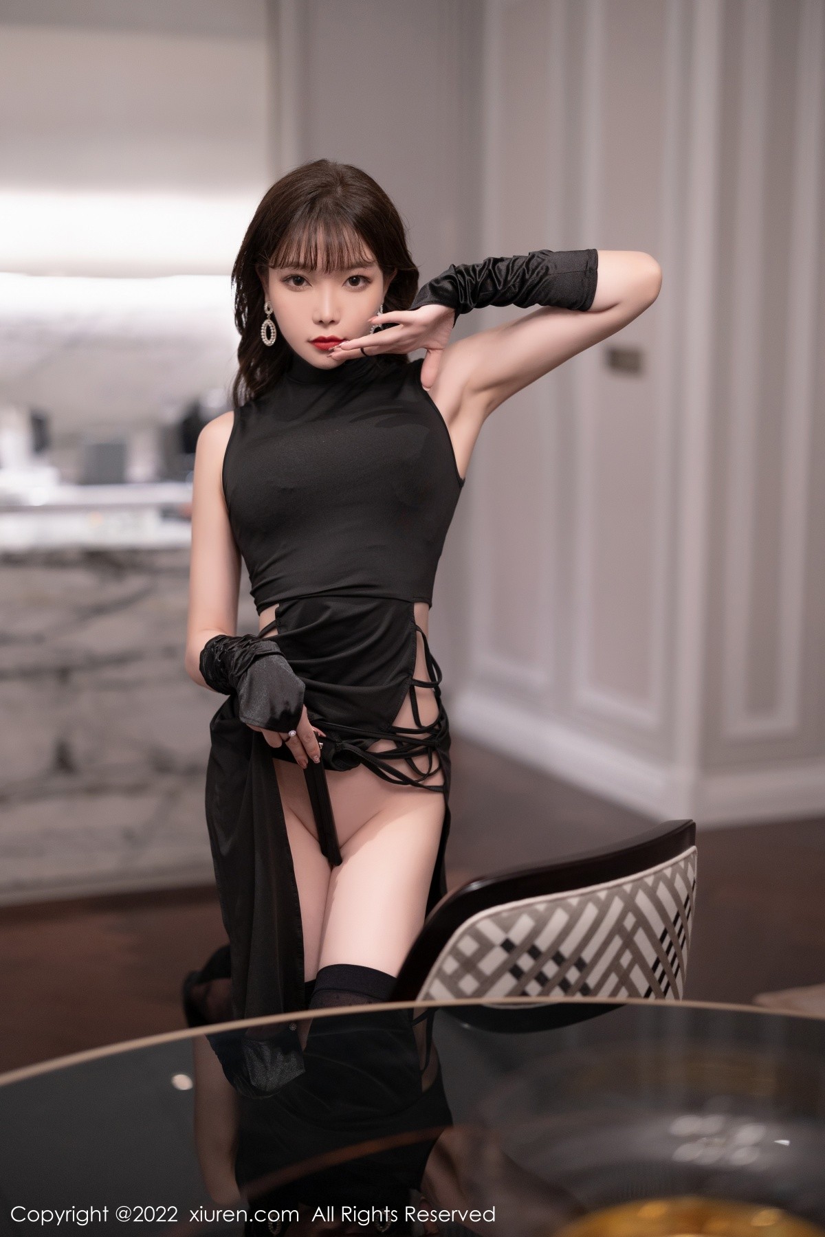 xgyw.top_XiuRen第5374期_女神徐莉芝Booty厦门旅拍黑色轻透情趣内衣秀完美身材诱惑写真100P