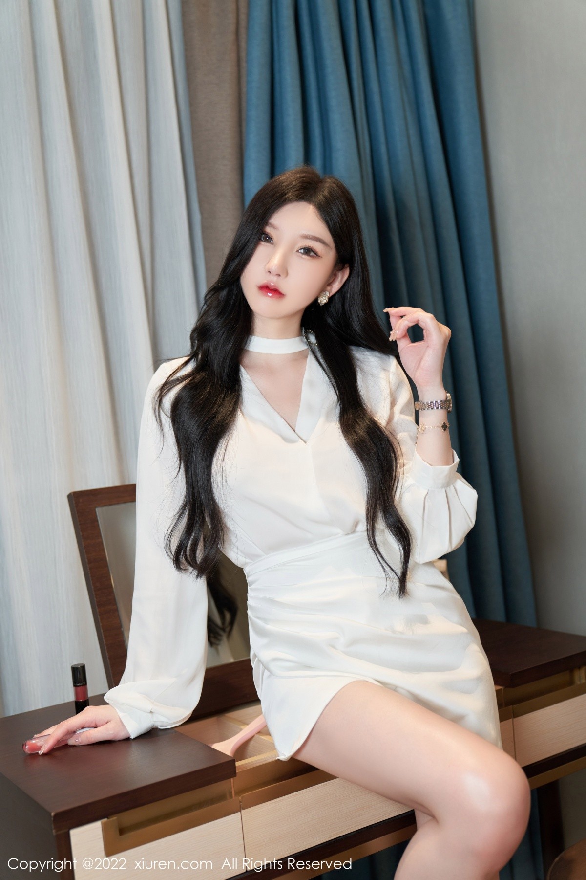 xgyw.top_XiuRen第5381期_女神周于希Sally私房简约白色服半脱露蕾丝内裤秀翘臀诱惑写真77P