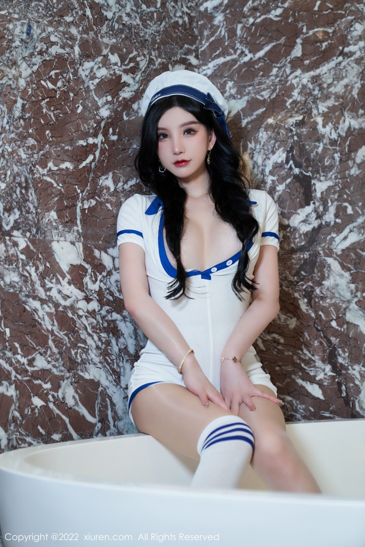 xgyw.top_XiuRen第5397期_女神周于希Sally私房浴室白色连体衣秀完美身材迷人诱惑写真85P