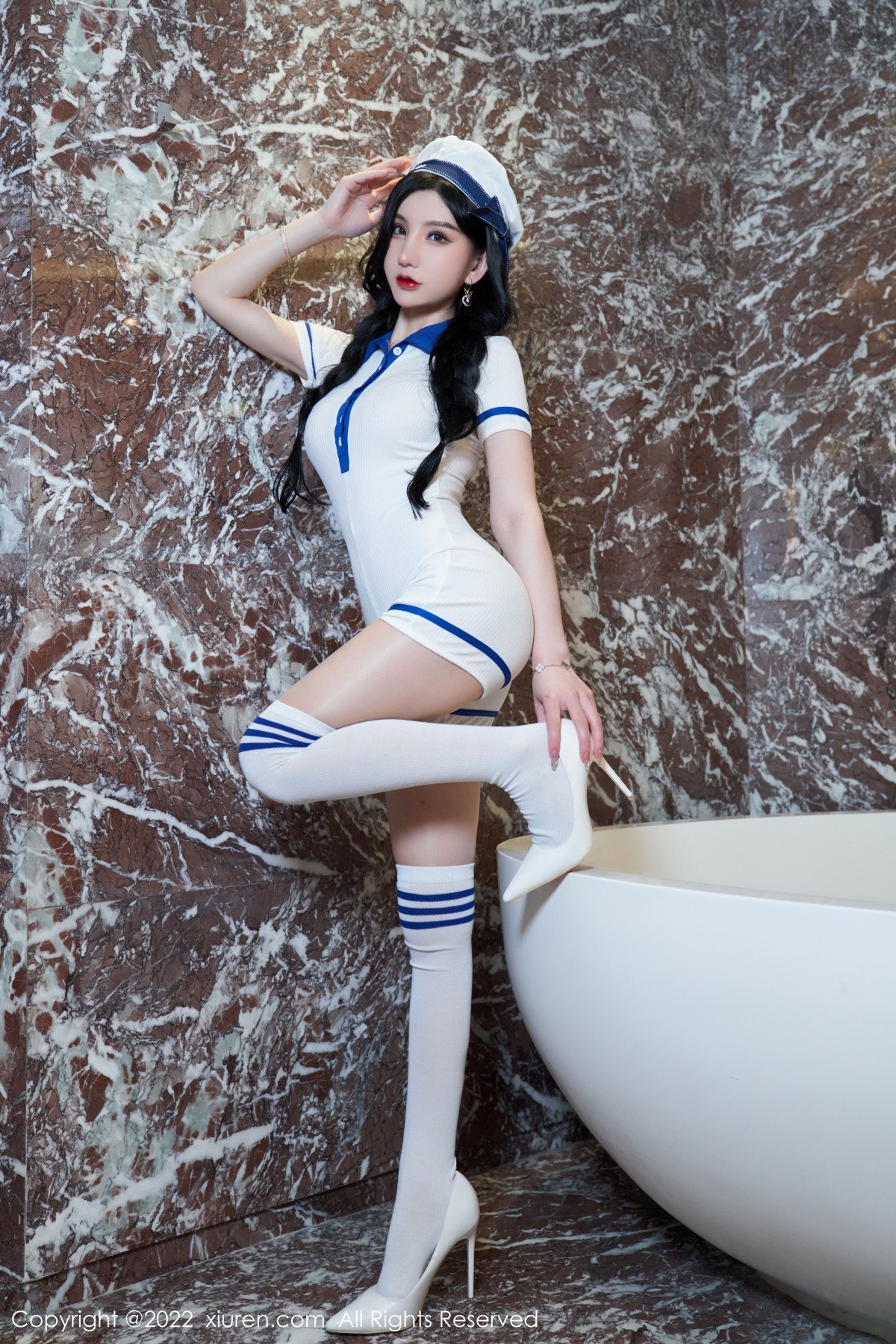 xgyw.top_XiuRen第5397期_女神周于希Sally私房浴室白色连体衣秀完美身材迷人诱惑写真85P