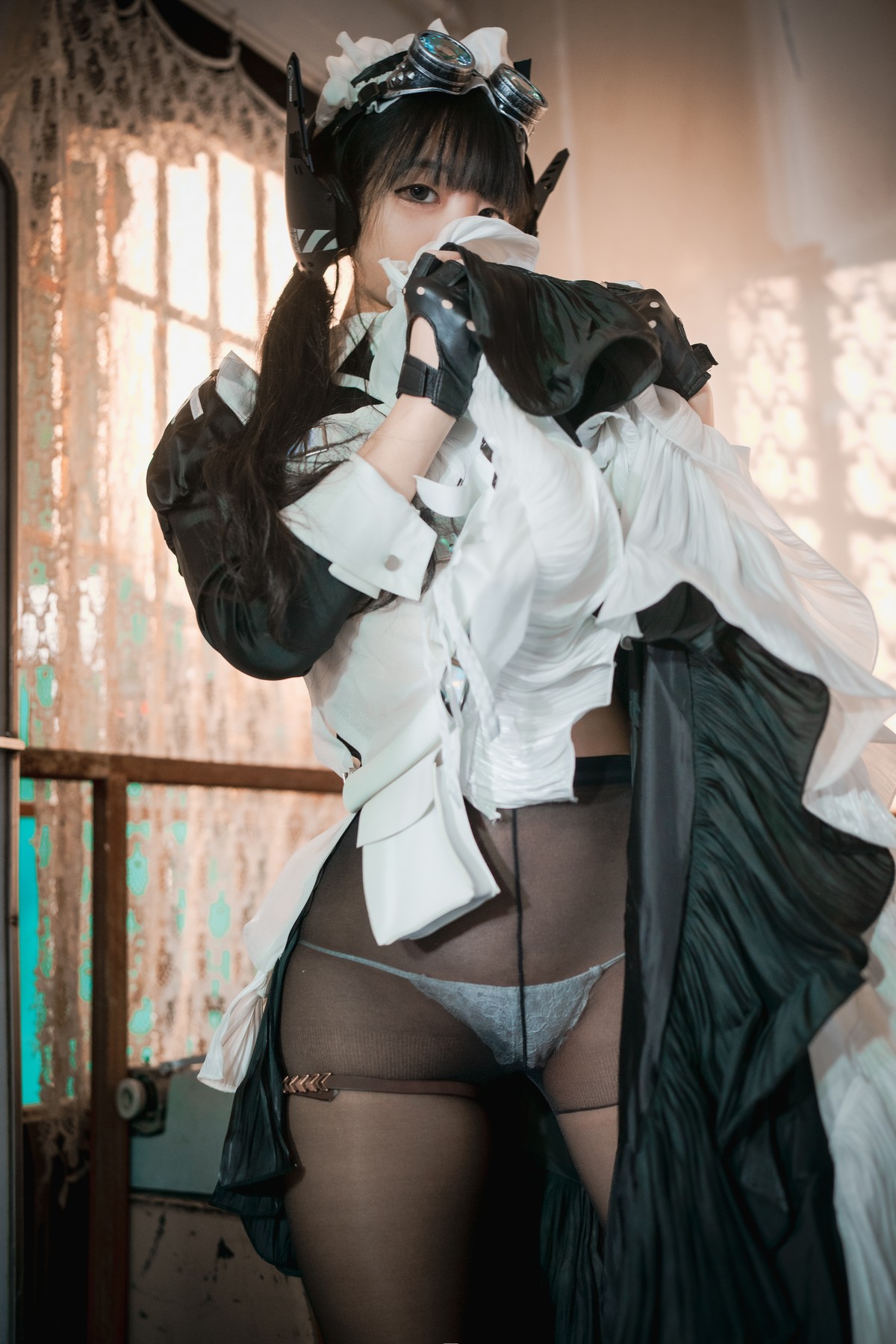 xgyw.top_[DJAWA]No.160_模特Jenny_Combat Maid Mansion主题脱女仆装露三点式内衣诱惑写真121P