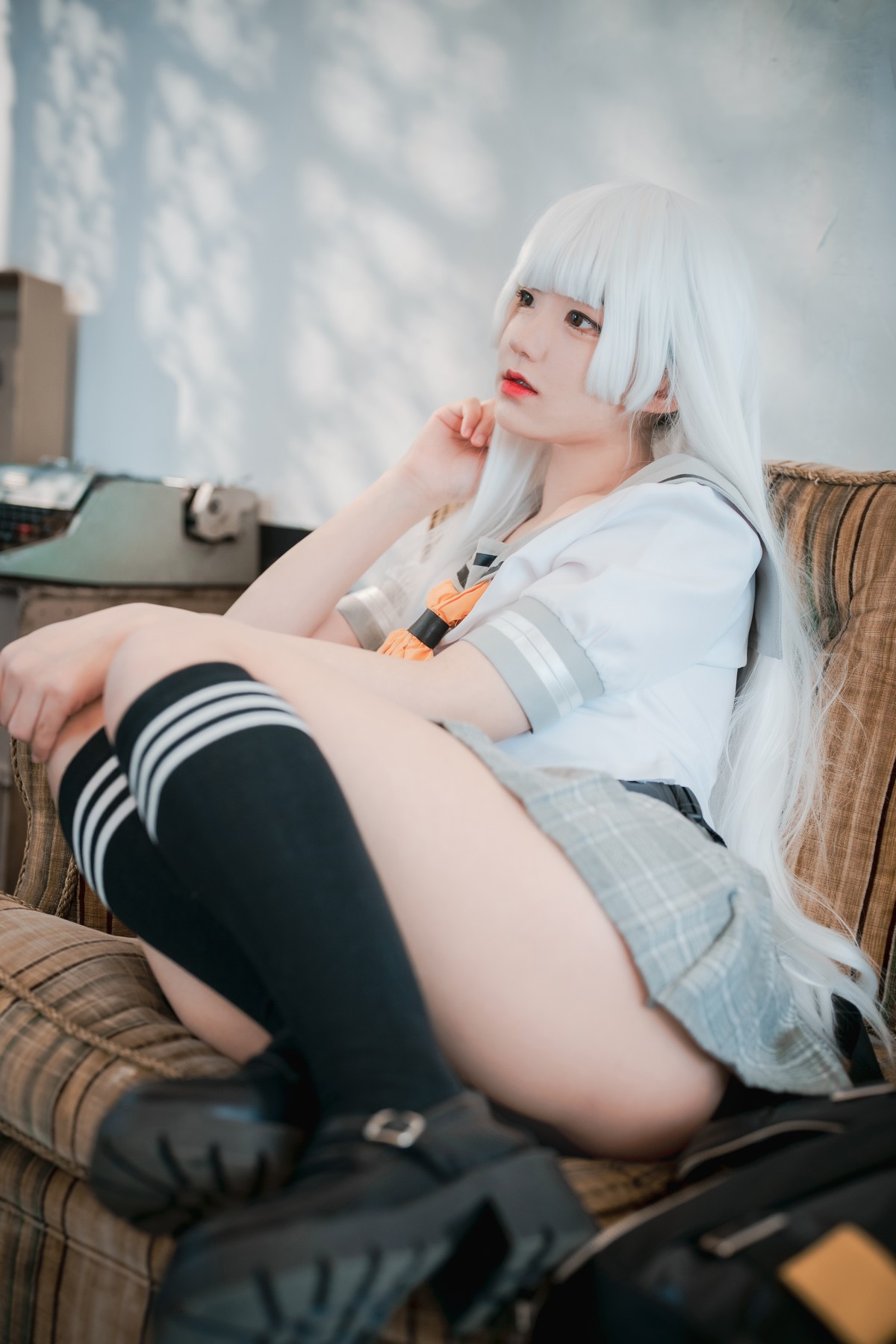 xgyw.top_[DJAWA]No.162_模特Jenny_Eternal Return RIO主题户外性感JK服饰秀美腿诱惑写真43P