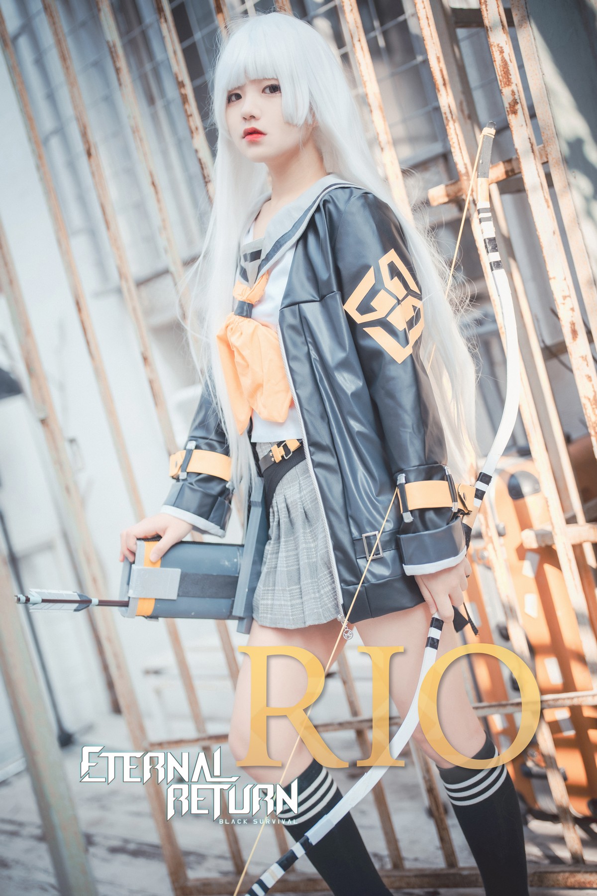 xgyw.top_[DJAWA]No.162_模特Jenny_Eternal Return RIO主题户外性感JK服饰秀美腿诱惑写真43P