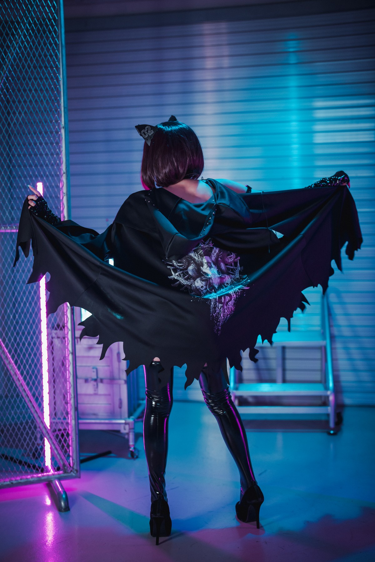 xgyw.top_[DJAWA]No.164_模特Bambi_Halloween Nightmare主题黑色皮质情趣服饰露豪乳诱惑写真76P