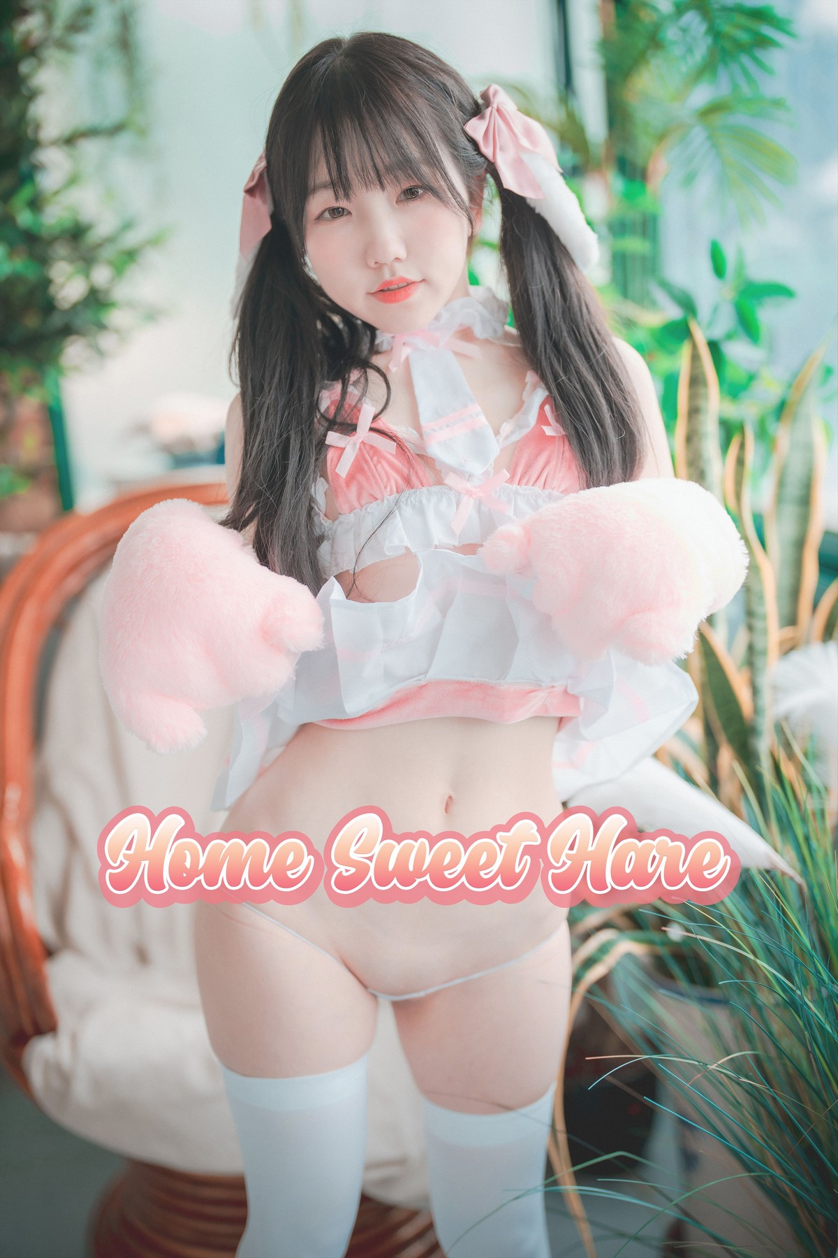 xgyw.top_[DJAWA]No.170_模特Yeri_Home Sweet Hare主题脱粉色服饰露丁字裤秀翘臀诱惑写真57P
