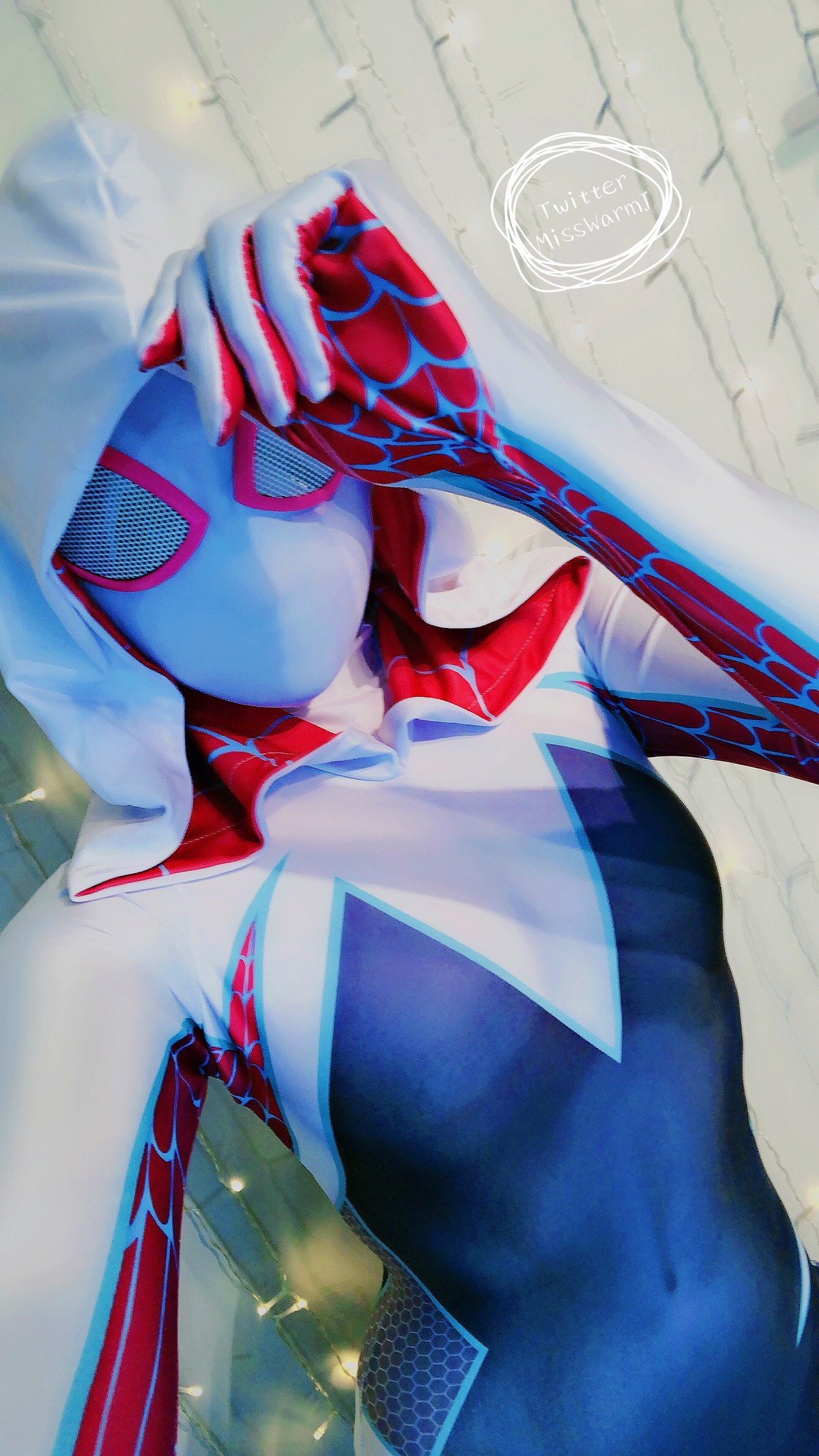 xgyw.top_网络美女MisswarmJ-Spider Gwen主题私房性感紧身蜘蛛侠服饰秀完美身材诱惑写真43P