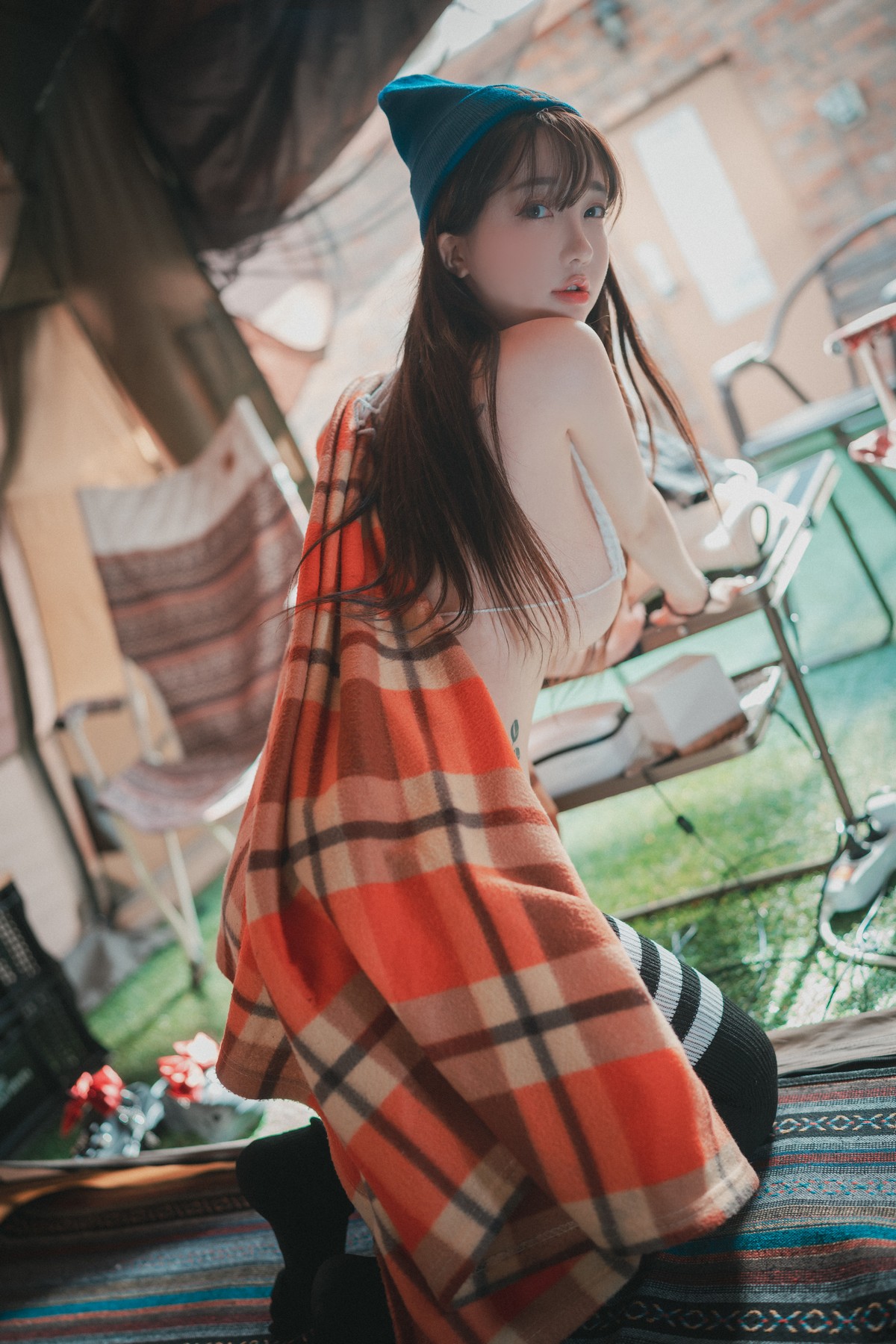 xgyw.top_[DJAWA]No.169_Yeeun_Romantic Winter Glamping主题白色针织内衣秀豪乳诱惑写真99P