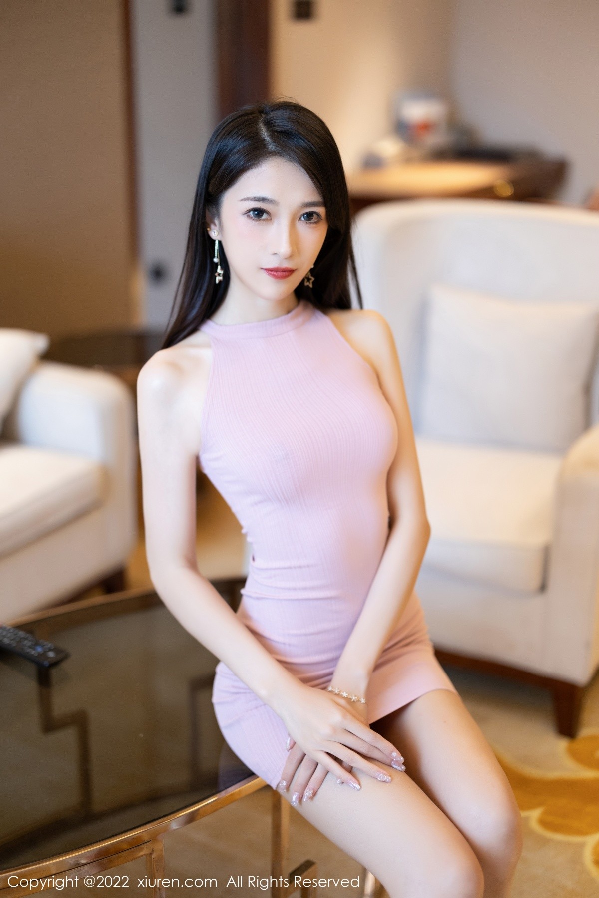 xgyw.top_XiuRen第5436期_模特林乐一粉色收身衣 粉色轻透情趣内衣配超薄肉丝诱惑写真80P