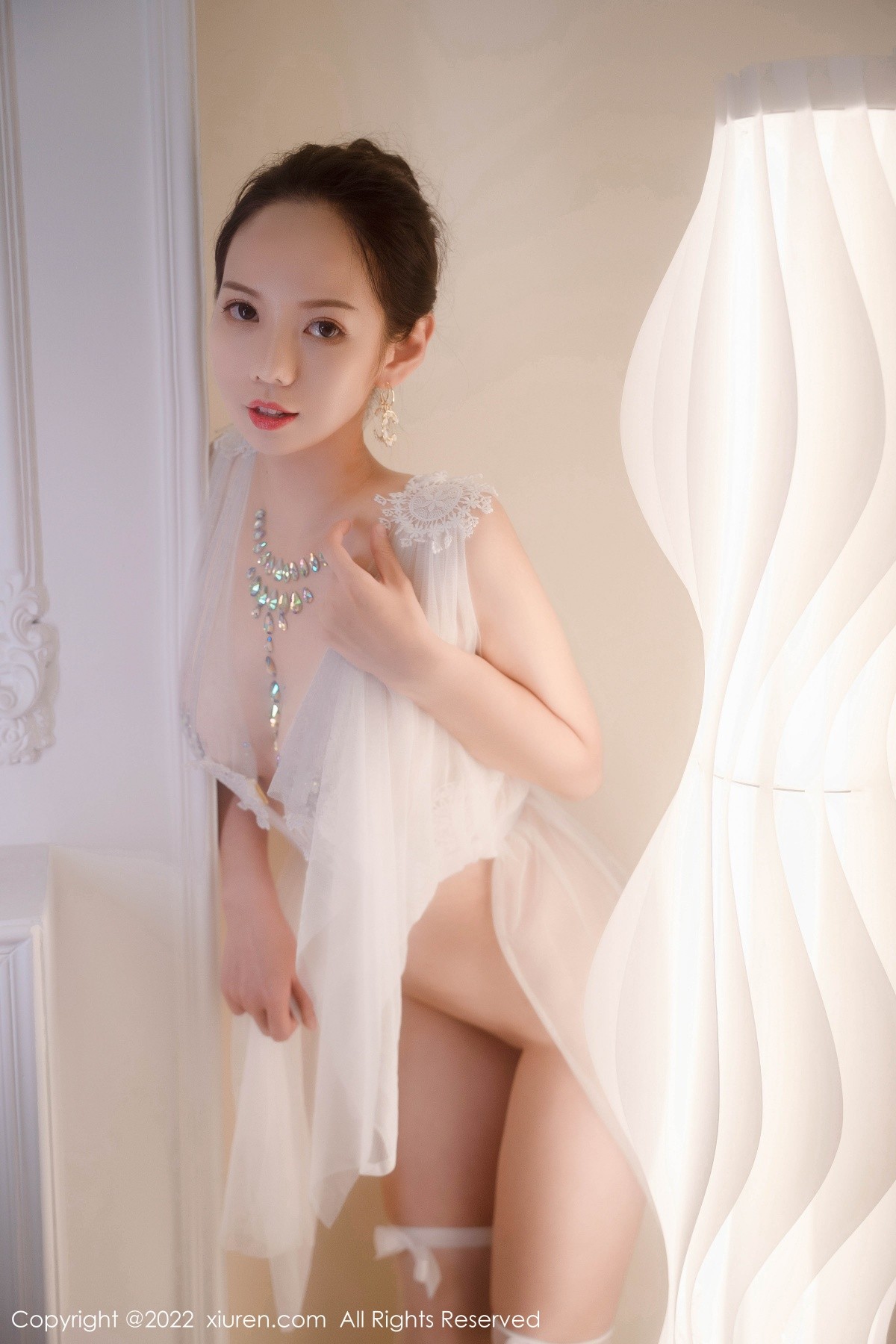 xgyw.top_XiuRen第5434期_模特大美妞儿私房透视薄纱露情趣镶钻服饰秀火辣身材诱惑写真62P