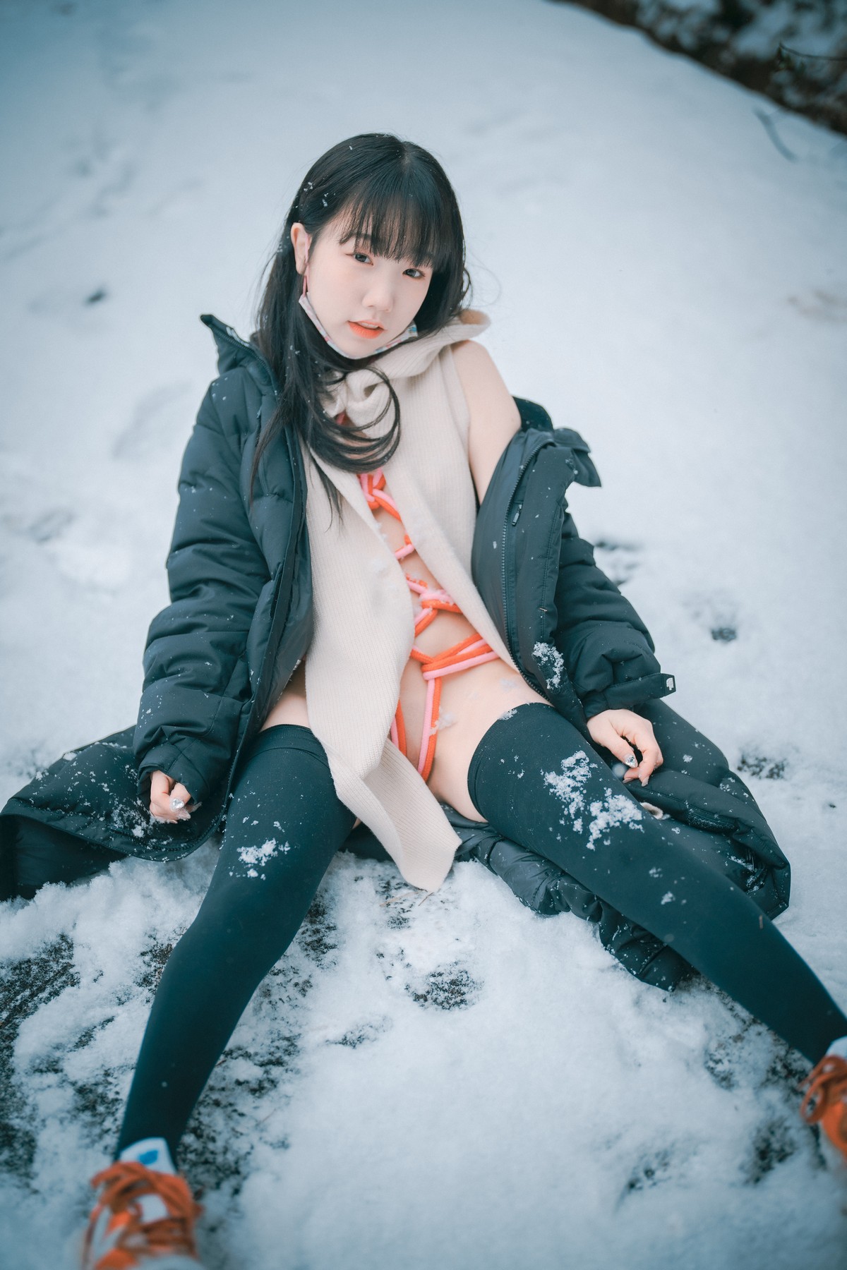 xgyw.top_[DJAWA]No.173_模特Yeri_Knotting Class主题户外半脱露粉色情趣捆绑撩人诱惑写真97P