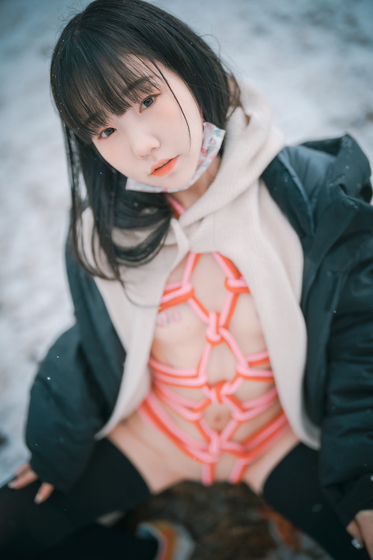 xgyw.top_[DJAWA]No.173_模特Yeri_Knotting Class主题户外半脱露粉色情趣捆绑撩人诱惑写真97P