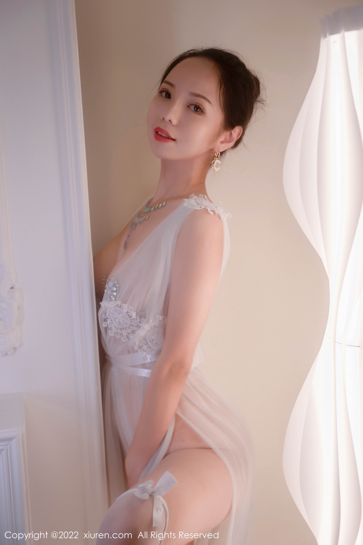 xgyw.top_XiuRen第5434期_模特大美妞儿私房透视薄纱露情趣镶钻服饰秀火辣身材诱惑写真62P