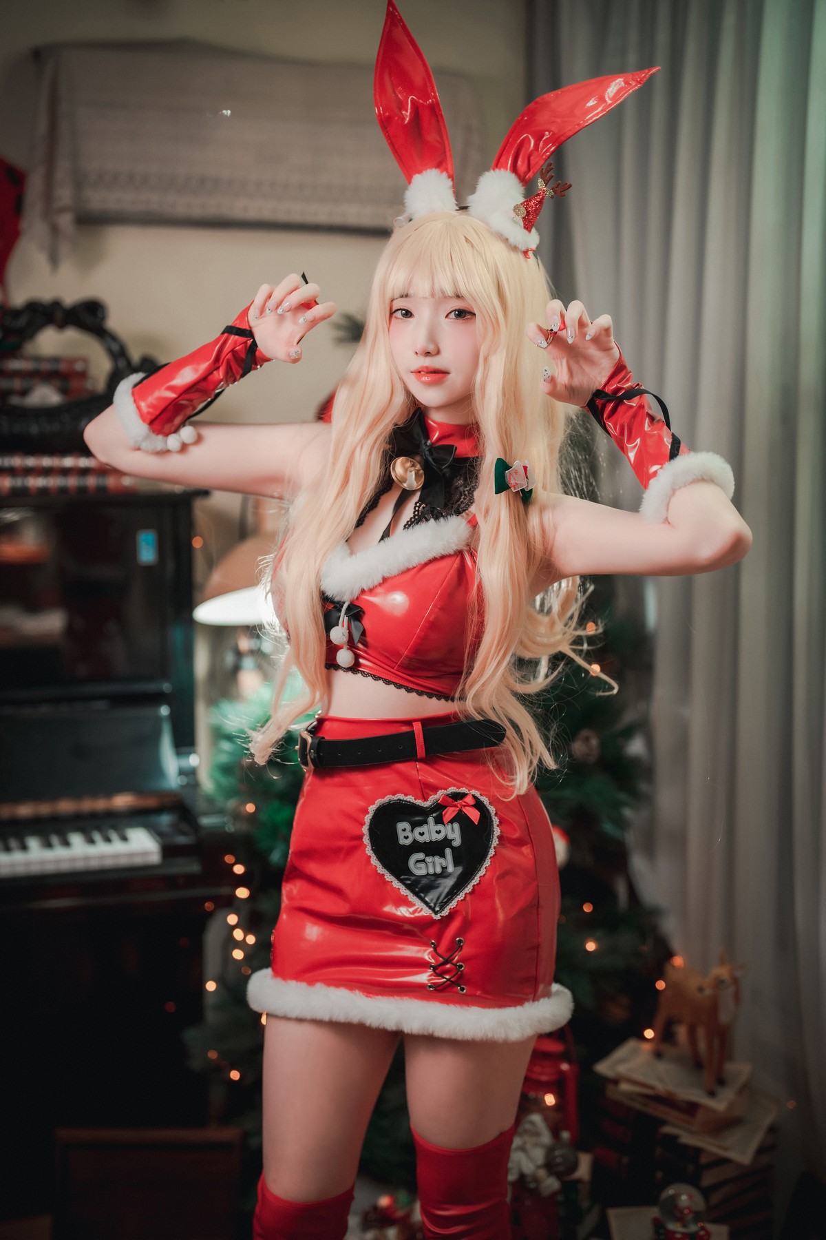 xgyw.top_[DJAWA]No.180_模特Bambi_Christmas Special 2021主题红色皮质兔女郎惹火诱惑写真132P