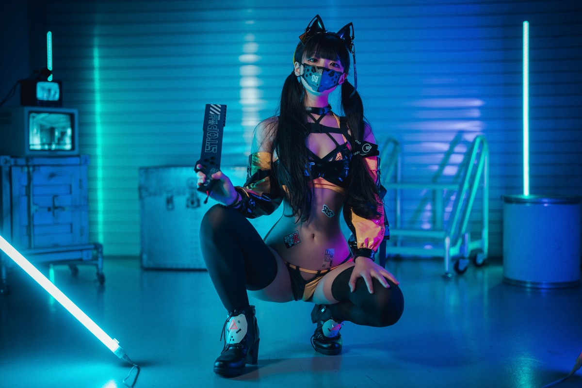 xgyw.top_[DJAWA]No.181_模特Jenny_Cyber Cat主题性感猫女郎装扮黑丝袜秀翘臀诱惑写真62P