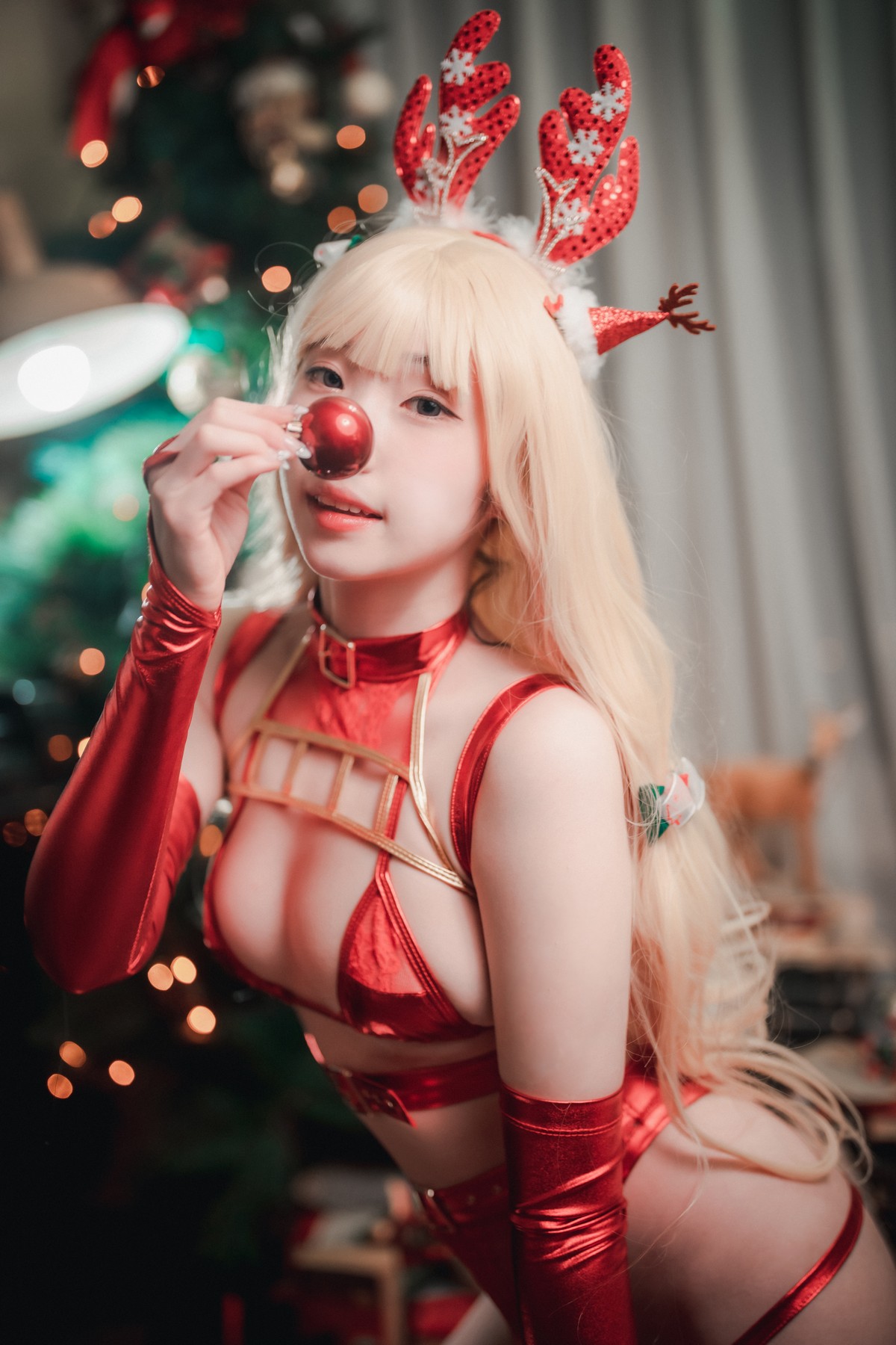 xgyw.top_[DJAWA]No.180_模特Bambi_Christmas Special 2021主题红色皮质兔女郎惹火诱惑写真132P