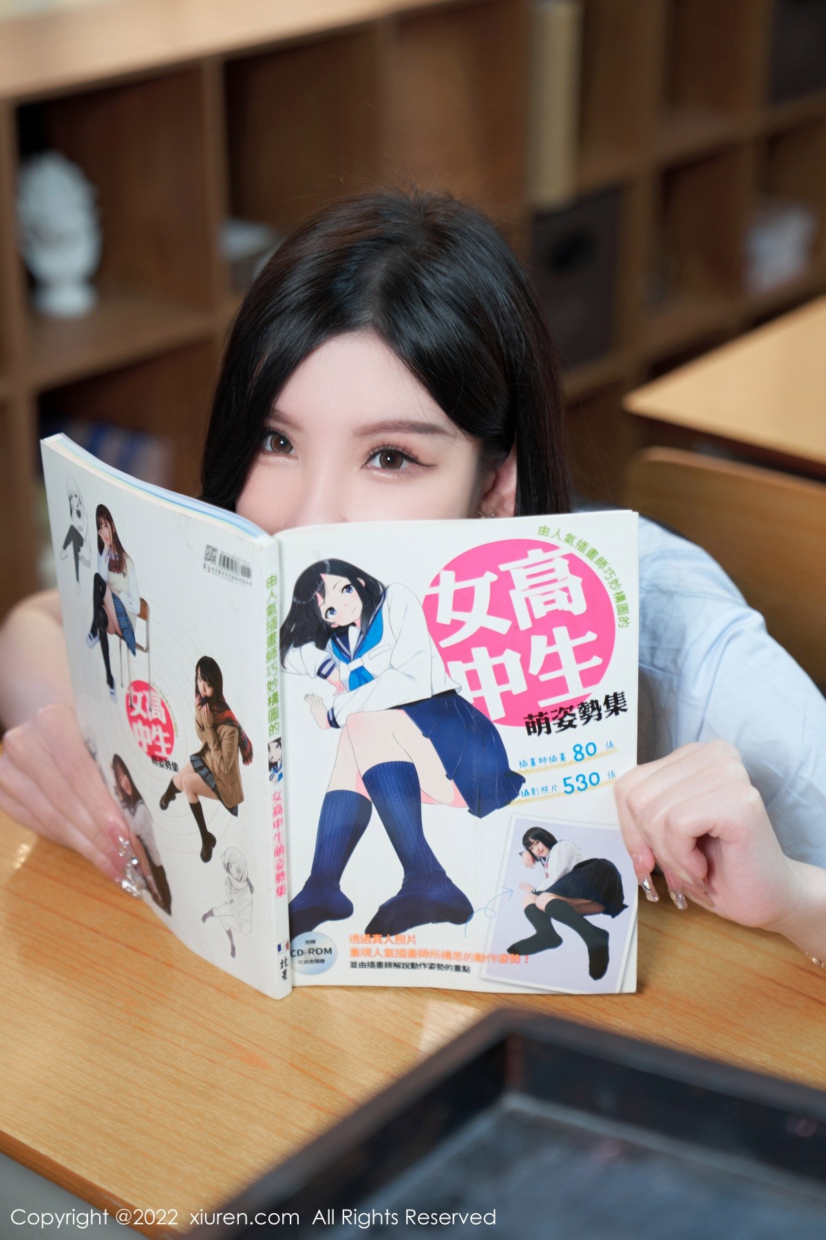 xgyw.top_XiuRen第5452期_女神周于希Sally学妹装扮半脱露黑色蕾丝边内衣撩人诱惑写真76P