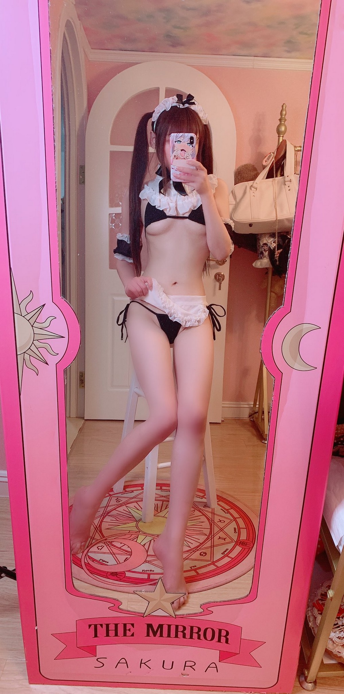 xgyw.top_Coser少女星野咪兔镜主题私房镜子前自拍多套性感服饰秀完美身材迷人诱惑写真48P