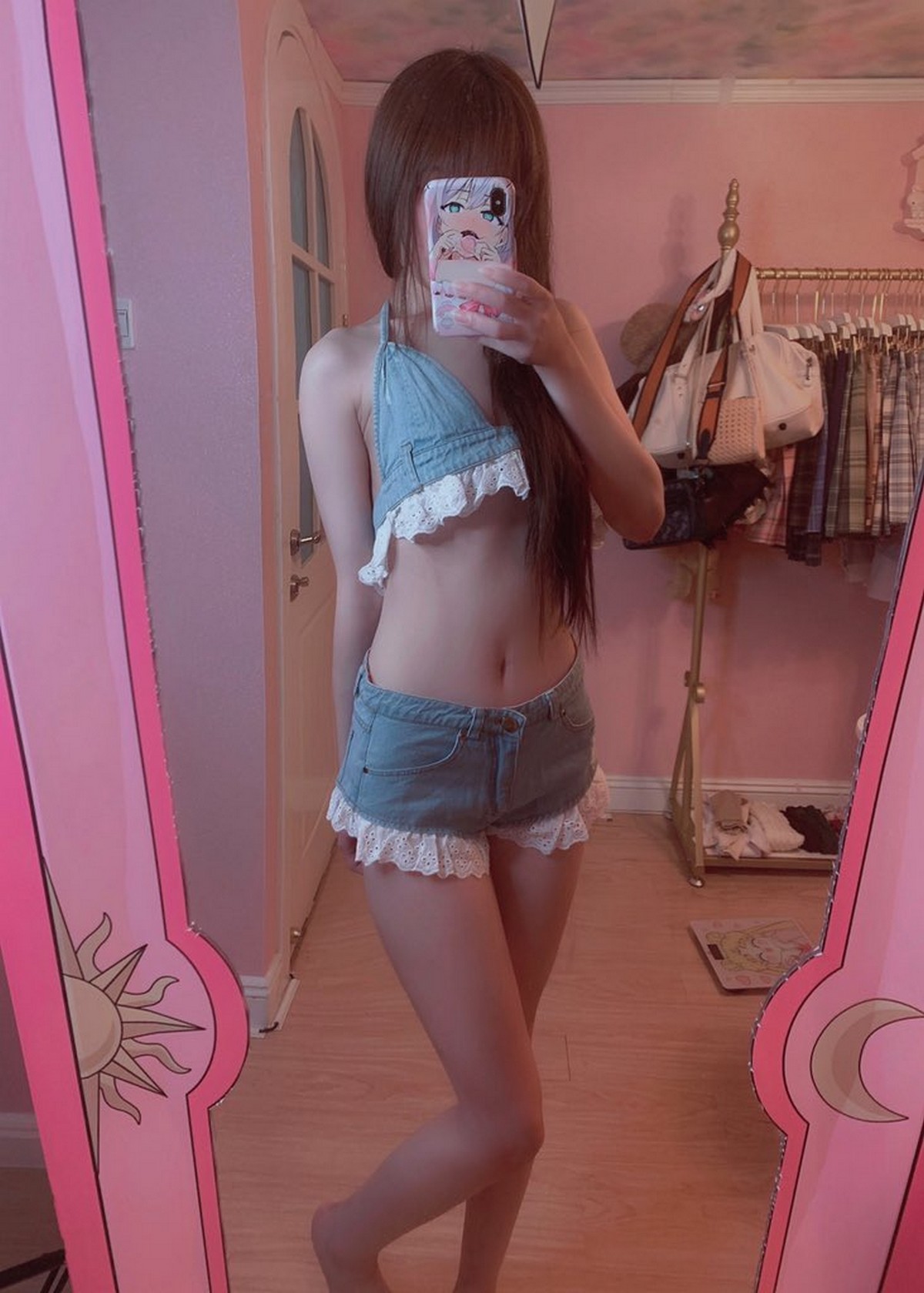 xgyw.top_Coser少女星野咪兔镜主题私房镜子前自拍多套性感服饰秀完美身材迷人诱惑写真48P