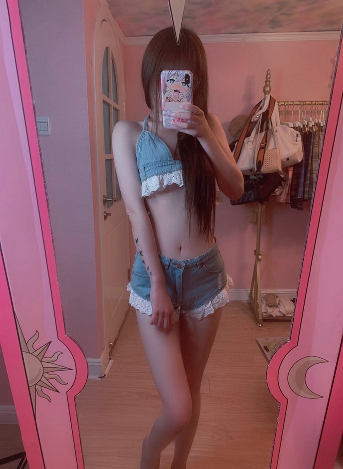 xgyw.top_Coser少女星野咪兔镜主题私房镜子前自拍多套性感服饰秀完美身材迷人诱惑写真48P