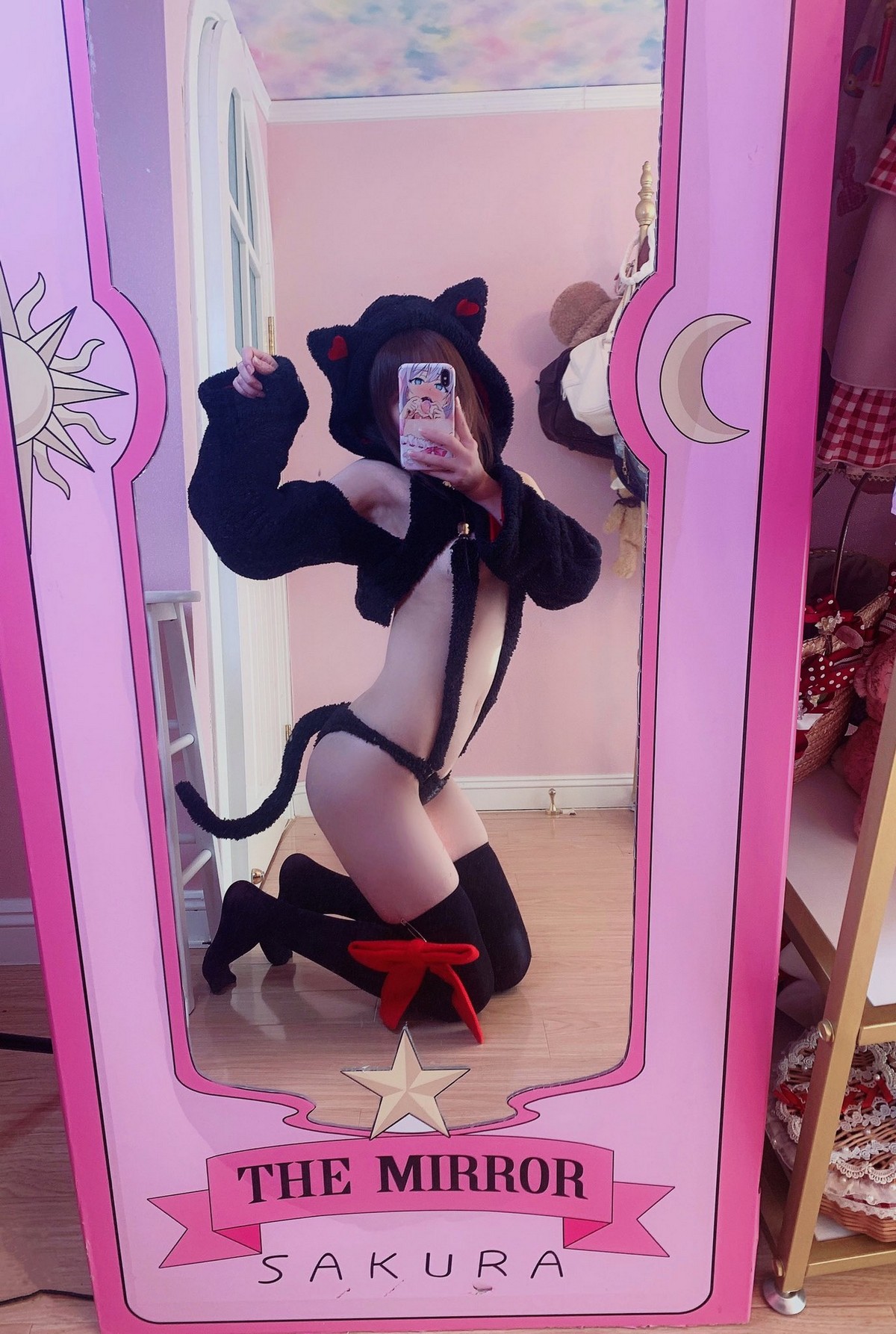 xgyw.top_Coser少女星野咪兔镜主题私房镜子前自拍多套性感服饰秀完美身材迷人诱惑写真48P