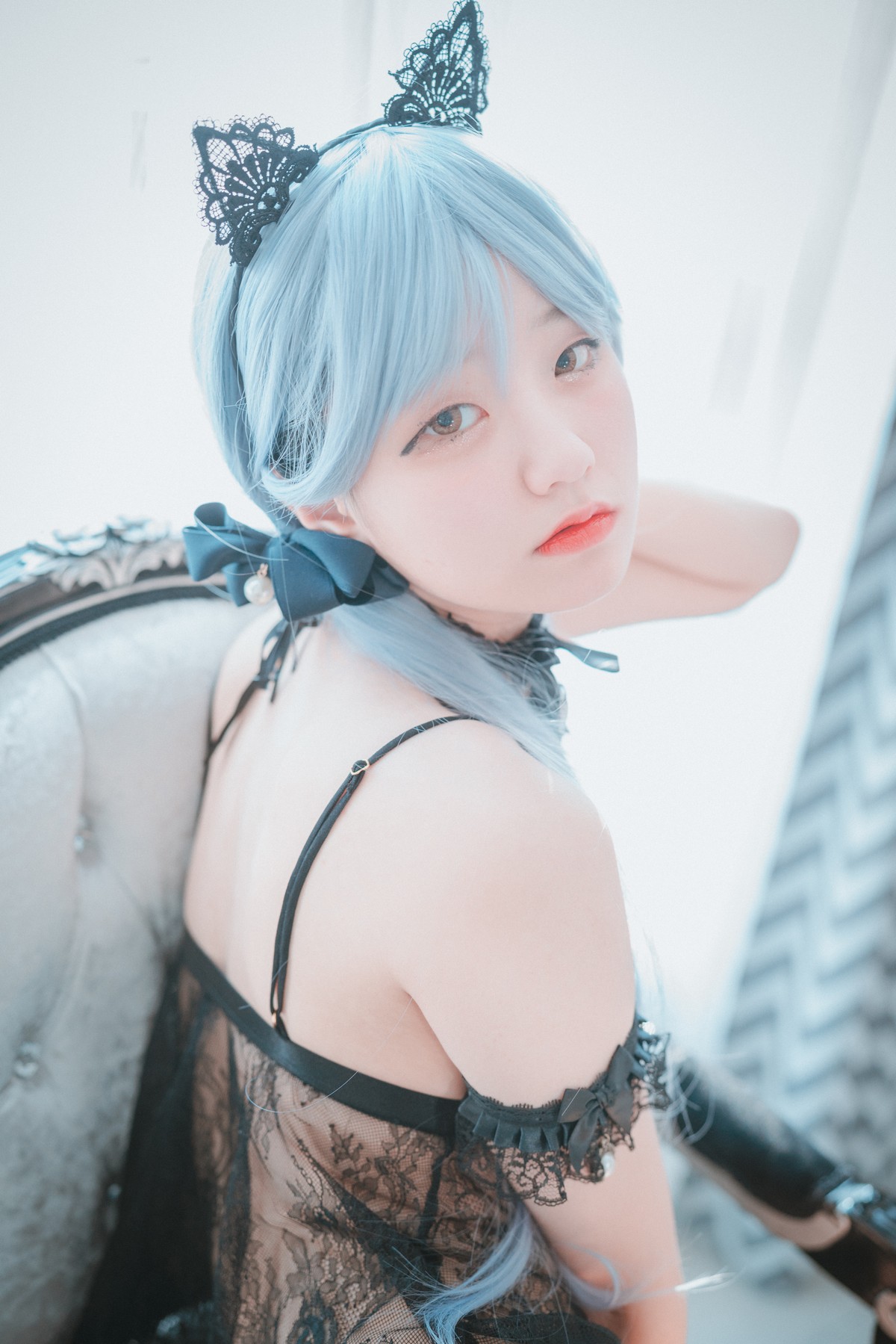 xgyw.top_[DJAWA]No.186_模特Jenny_Schwarz und Wei主题私房黑色蕾丝情趣内衣撩人诱惑写真34P