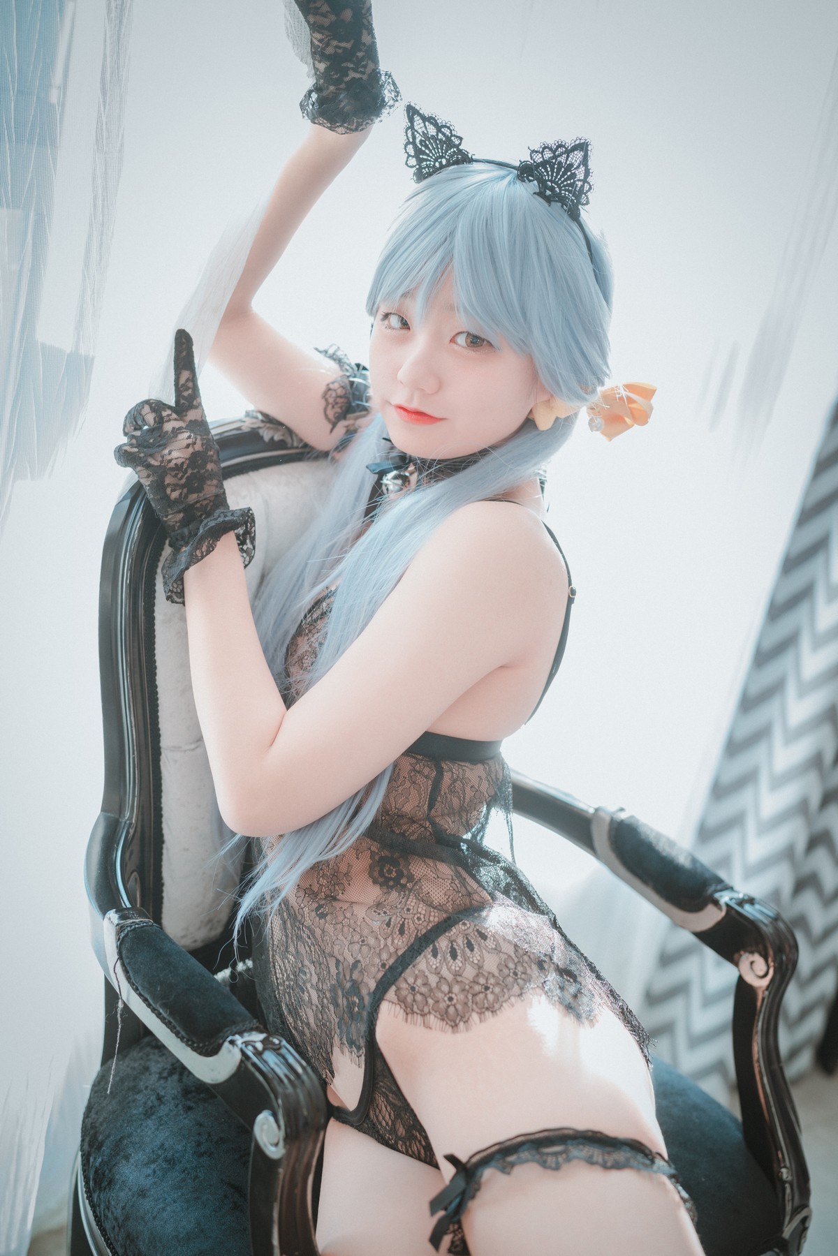 xgyw.top_[DJAWA]No.186_模特Jenny_Schwarz und Wei主题私房黑色蕾丝情趣内衣撩人诱惑写真34P