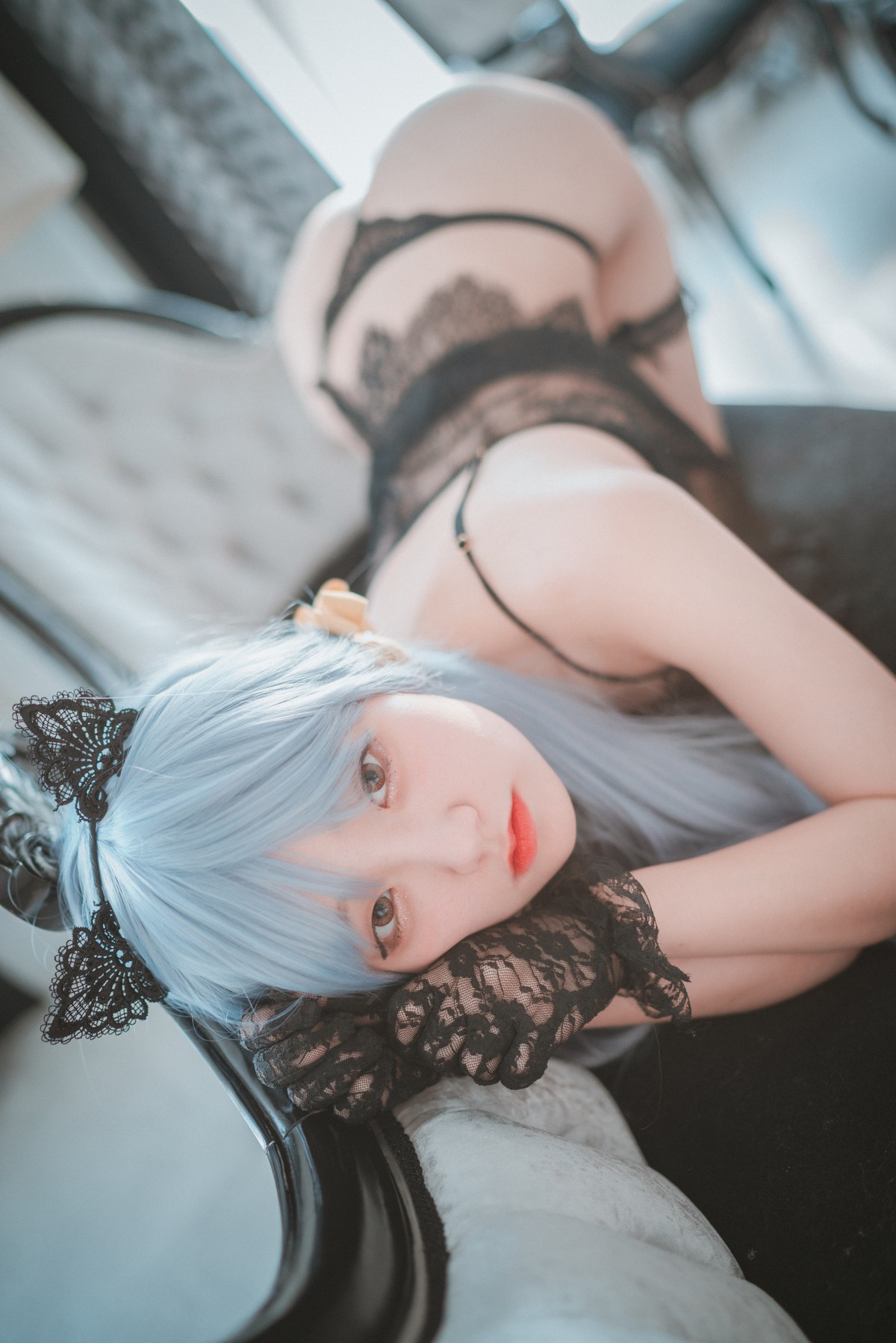xgyw.top_[DJAWA]No.186_模特Jenny_Schwarz und Wei主题私房黑色蕾丝情趣内衣撩人诱惑写真34P
