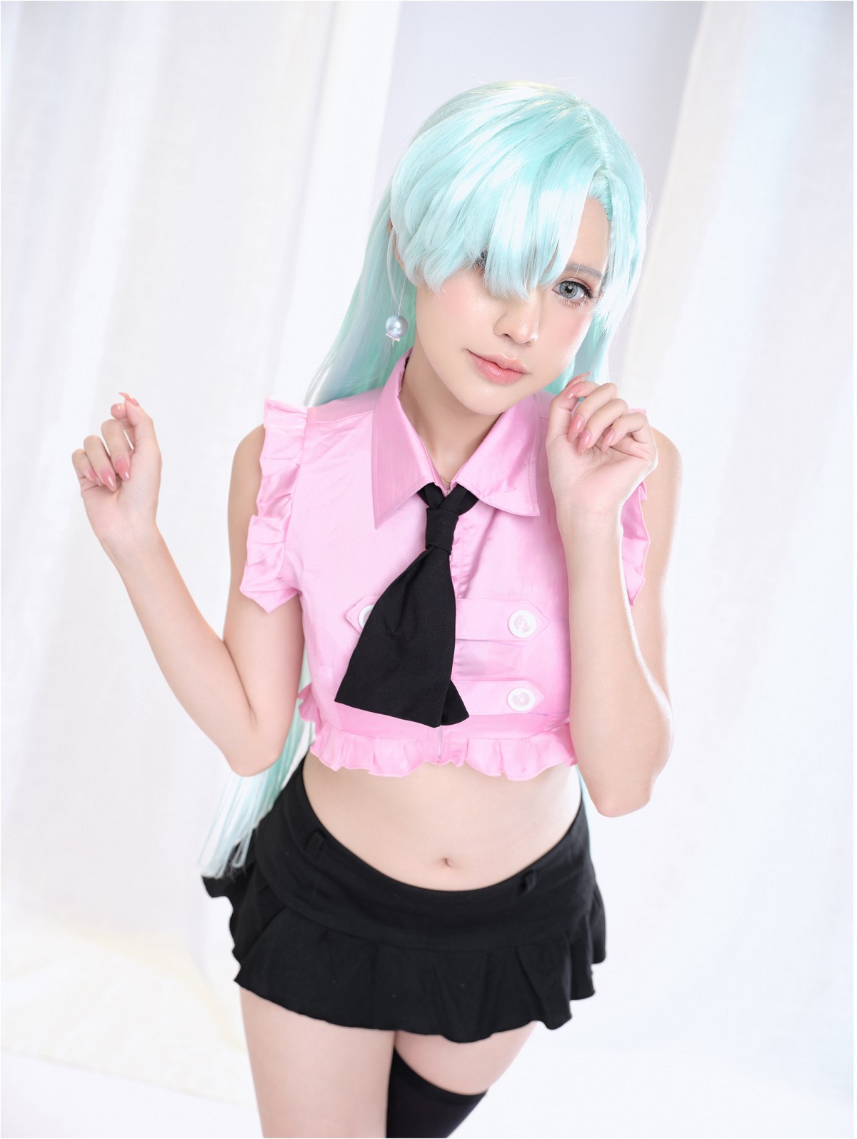 xgyw.top_精美写真[PingPing]NO.017-Elizabeth Liones主题性感白色蕾丝内衣迷人诱惑写真46P