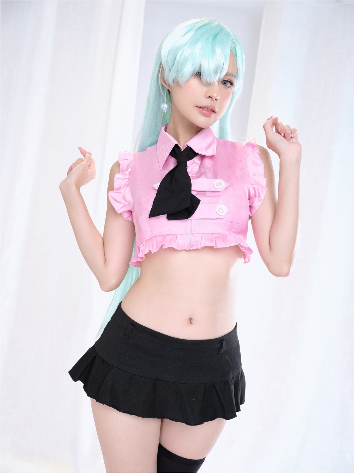 xgyw.top_精美写真[PingPing]NO.017-Elizabeth Liones主题性感白色蕾丝内衣迷人诱惑写真46P