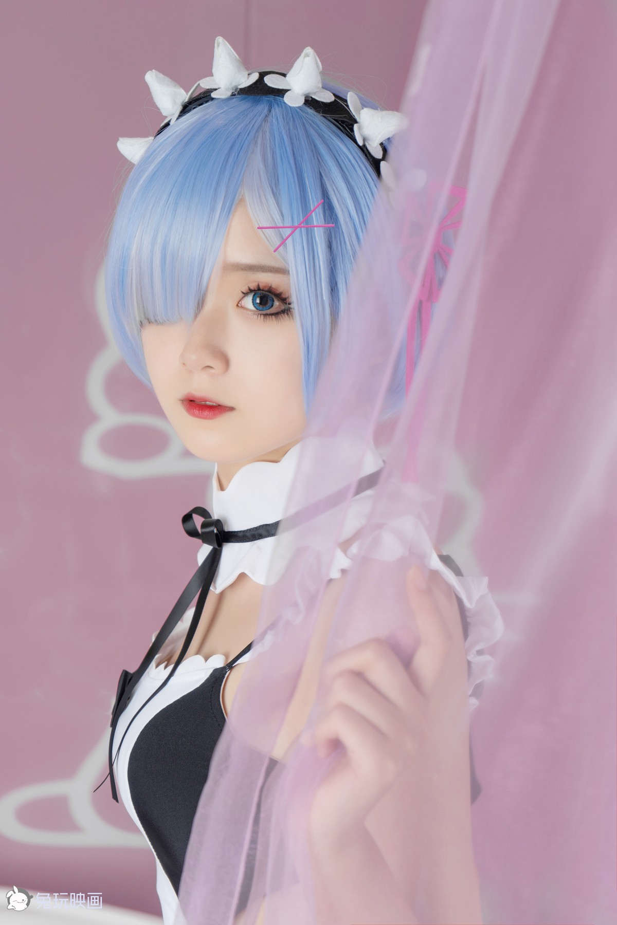 xgyw.top_Coser美女Akisoso秋楚楚蕾姆夏日泳装主题私房性感连体泳装秀完美身材诱惑写真46P