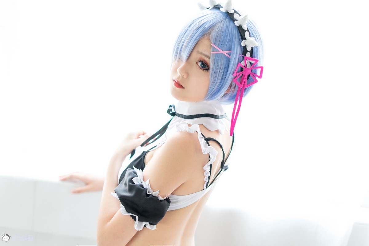 xgyw.top_Coser美女Akisoso秋楚楚蕾姆夏日泳装主题私房性感连体泳装秀完美身材诱惑写真46P