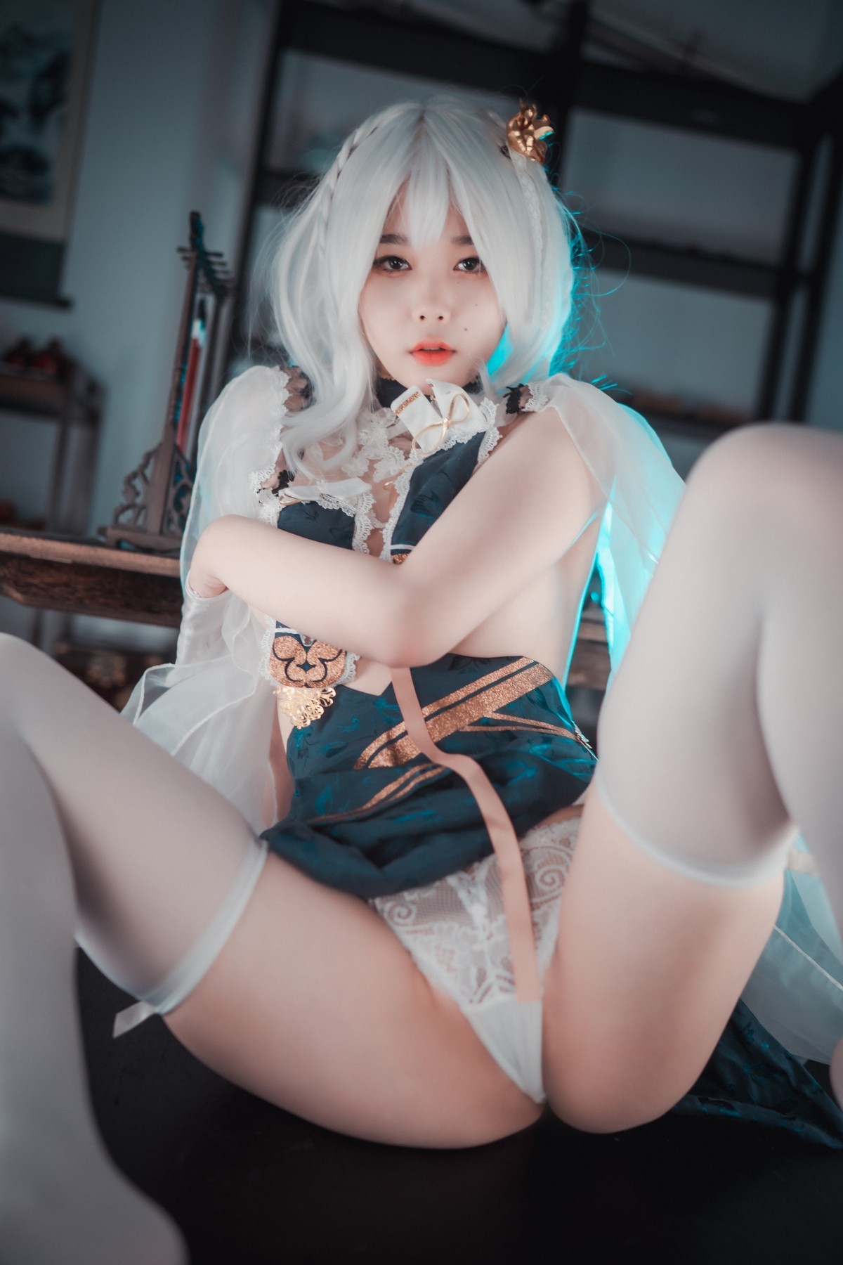 xgyw.top_[DJAWA]No.189_模特Zia_Azure Horizons主题性感情趣旗袍露豪乳翘臀惹火诱惑写真55P