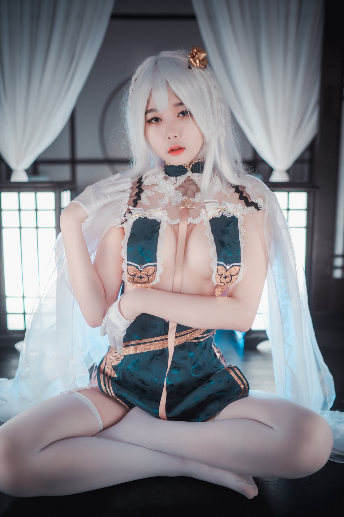 xgyw.top_[DJAWA]No.189_模特Zia_Azure Horizons主题性感情趣旗袍露豪乳翘臀惹火诱惑写真55P