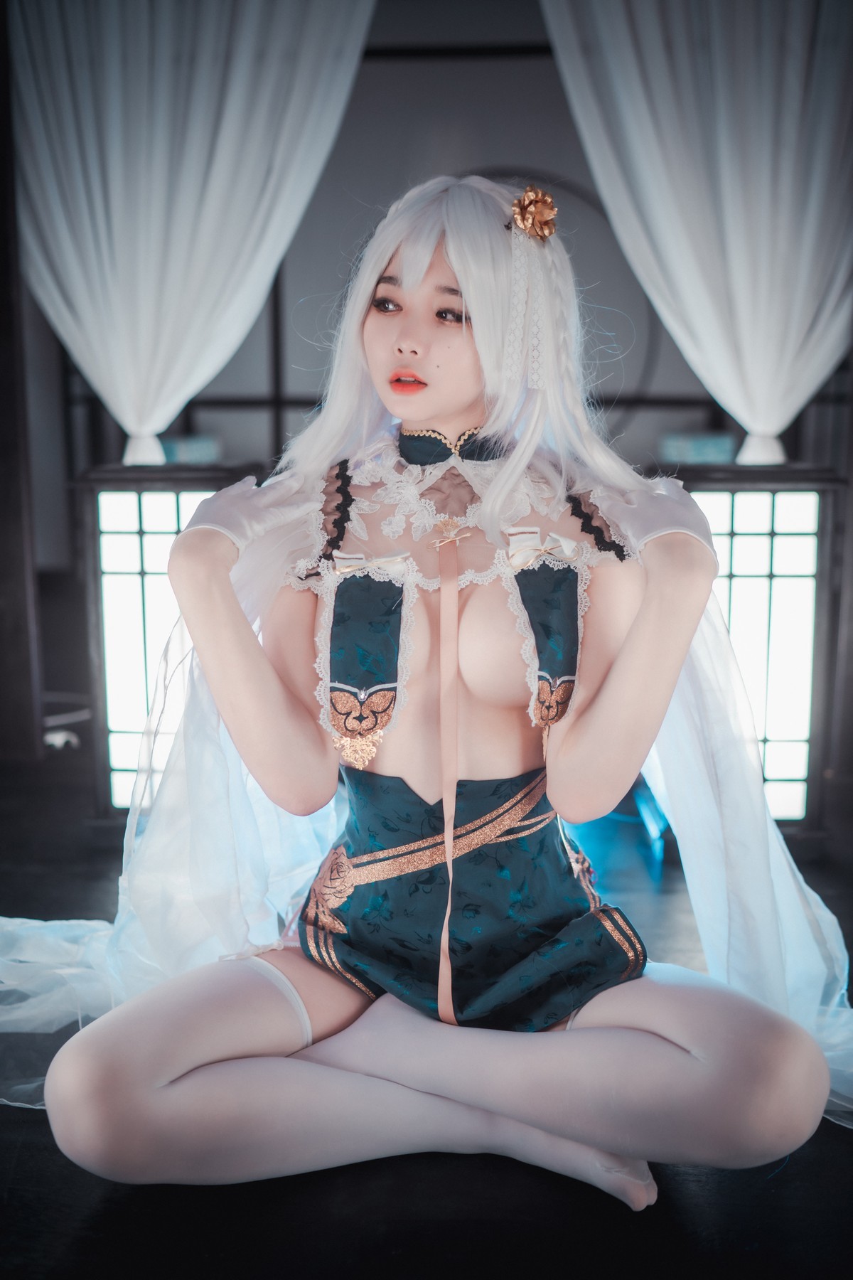 xgyw.top_[DJAWA]No.189_模特Zia_Azure Horizons主题性感情趣旗袍露豪乳翘臀惹火诱惑写真55P
