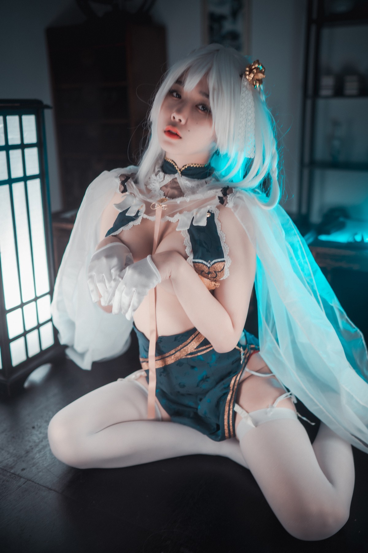 xgyw.top_[DJAWA]No.189_模特Zia_Azure Horizons主题性感情趣旗袍露豪乳翘臀惹火诱惑写真55P