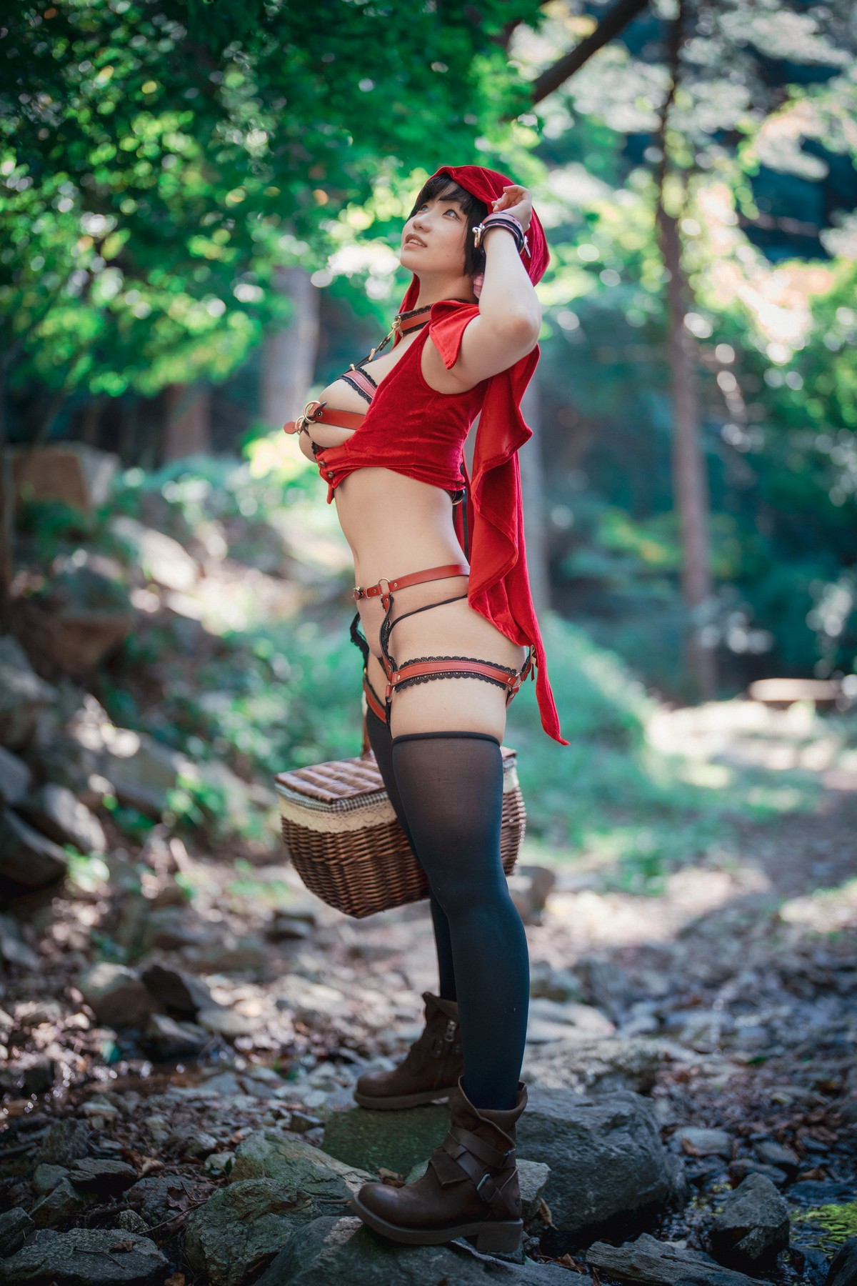 xgyw.top_[DJAWA]No.194_Mimmi_Naughty Red Hiring Hood主题户外红色情趣服饰惹火诱惑写真125P
