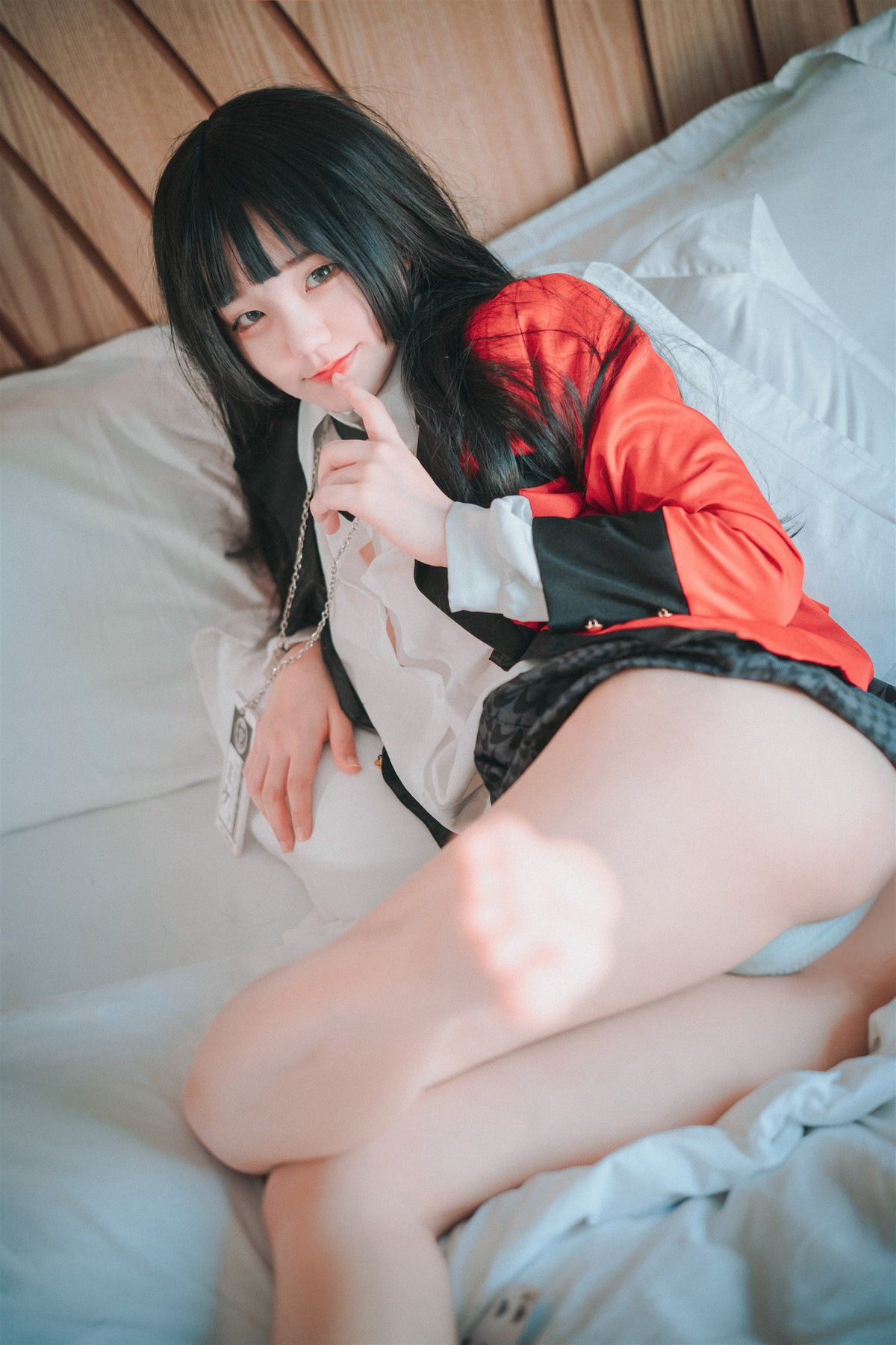 xgyw.top_[DJAWA]No.192_模特Jenny_Gambling with Yumeko主题性感制服配超薄黑丝秀翘臀诱惑写真29P
