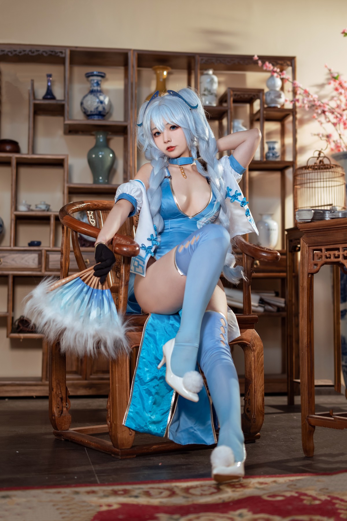 xgyw.top_网络美女yuuhui玉汇翠雀媚主题私房性感翠绿旗袍秀完美身材翘臀美腿诱惑写真31P