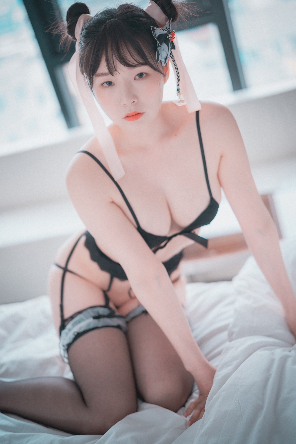 xgyw.top_[DJAWA]No.198_模特PIA_Goth & Oriental主题性感黑色情趣内衣 白色旗袍完美诱惑写真111P