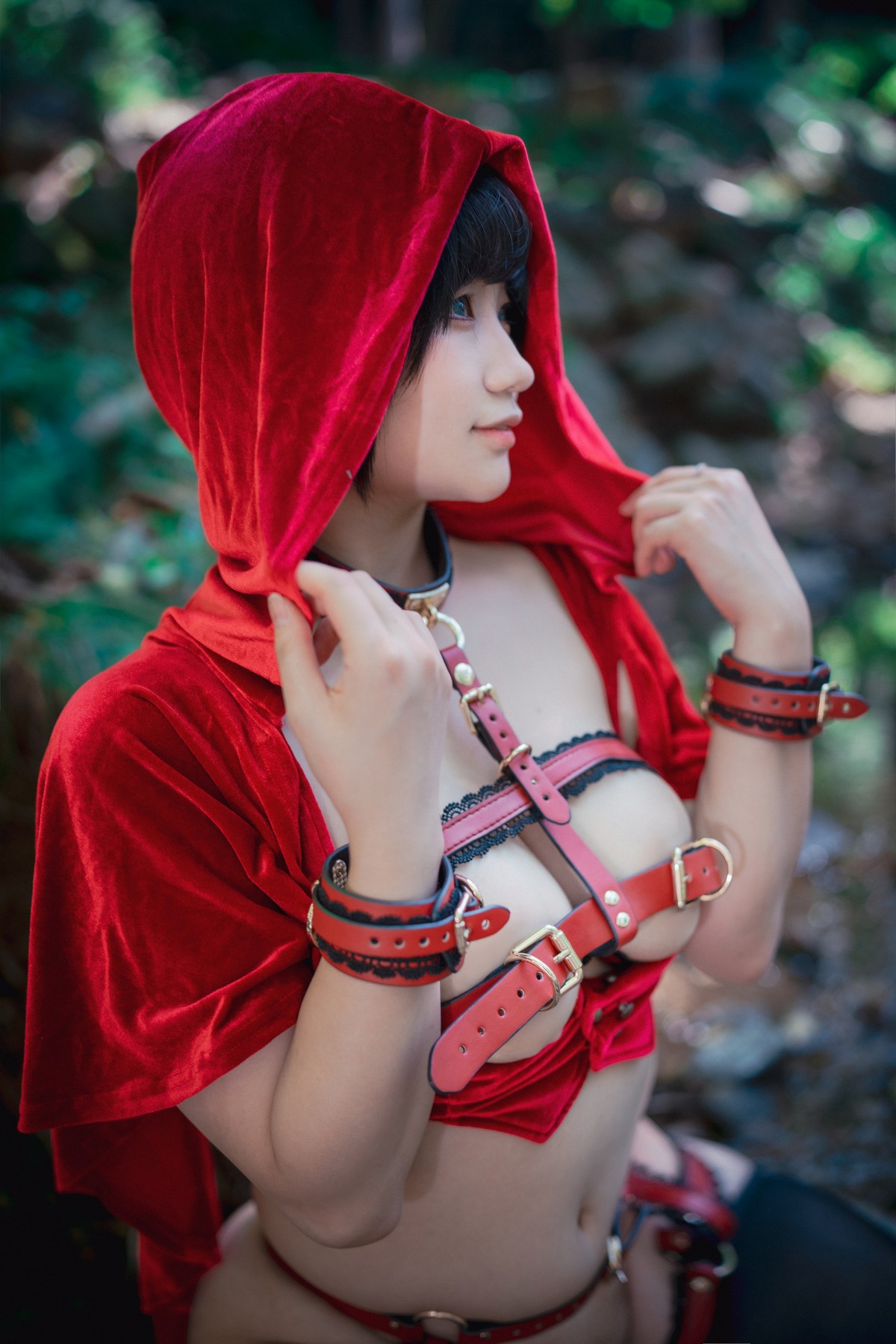 xgyw.top_[DJAWA]No.194_Mimmi_Naughty Red Hiring Hood主题户外红色情趣服饰惹火诱惑写真125P